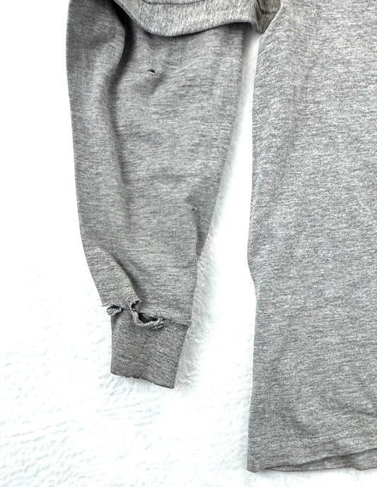 Vintage Burton Snowboards Long Sleeve Logo Shirt – Grey – Distressed – XL
