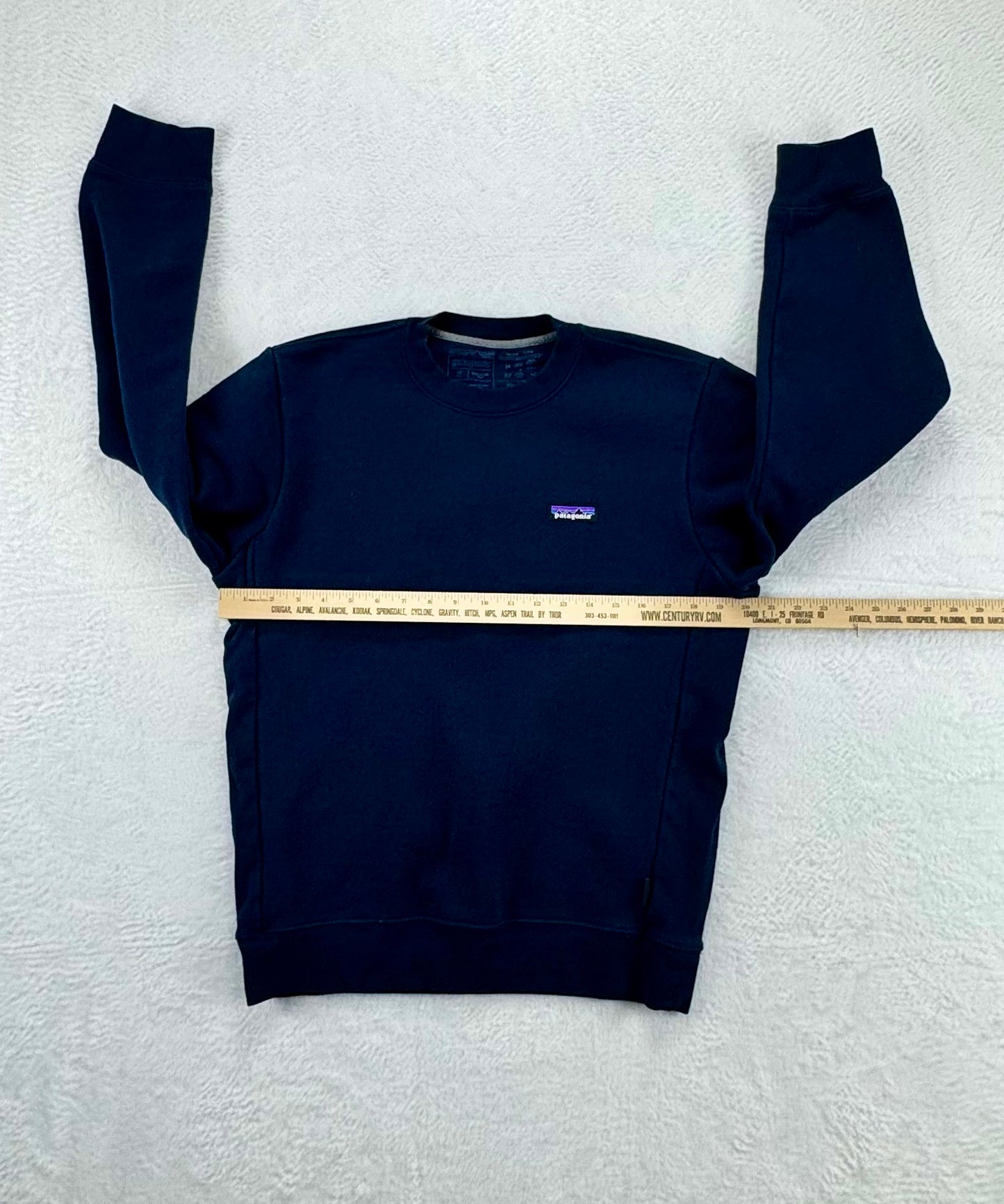 Patagonia Uprisal Crew Fleece Sweatshirt Navy Regular Fit Small