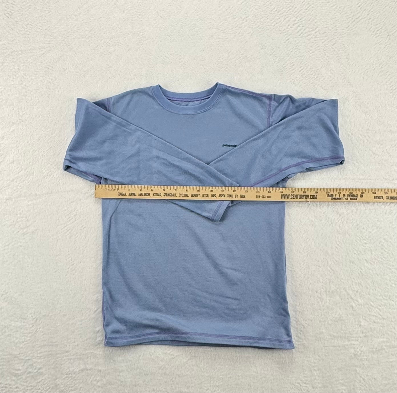 Vintage Patagonia Capilene Kid's XL Long Sleeve Base Layer – Blue – 100% Polyester