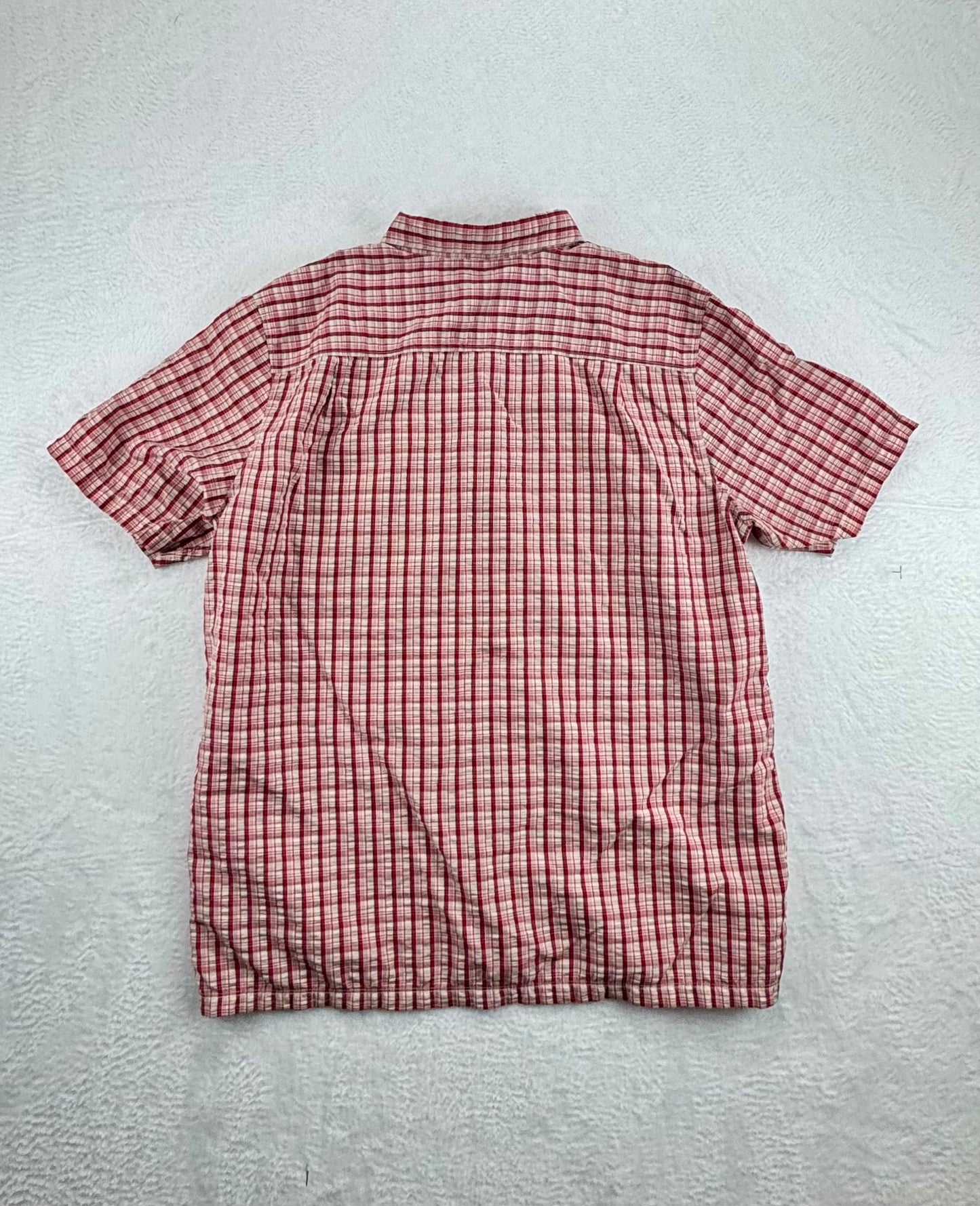 The North Face Plaid Hiking Button-Up Shirt Red Men's Large