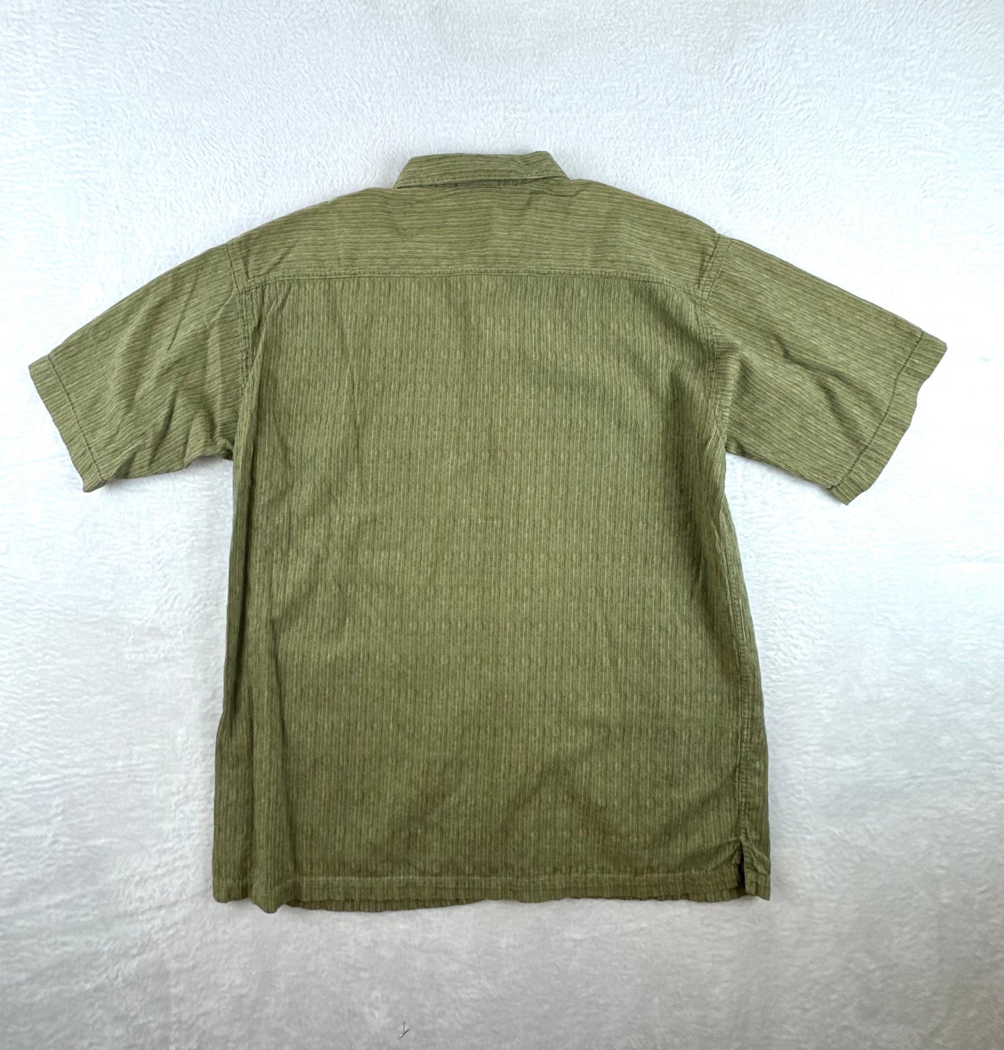 Patagonia Men’s Vintage A/C Yarn Dye Shirt – Green – Large – Spring 2006