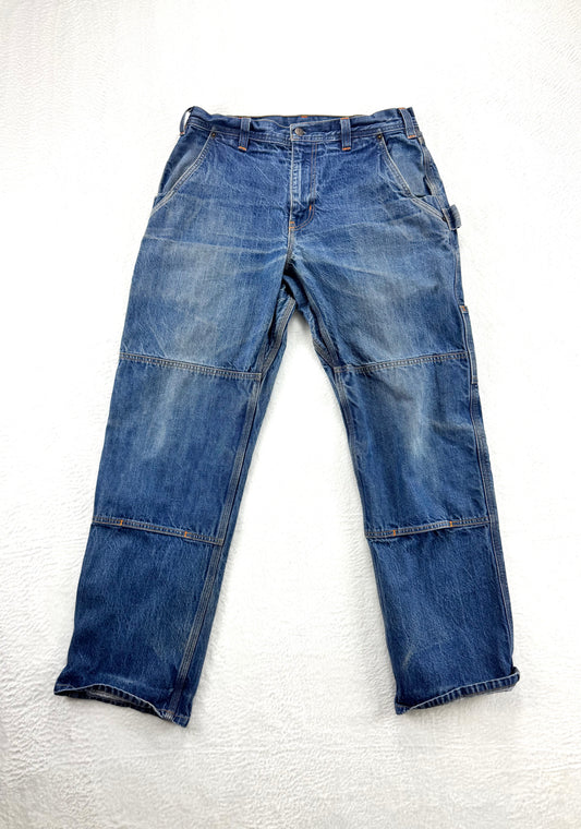 Patagonia Iron Forge Hemp® Double Knee Work Pants – Men’s 34 Reg – Faded Denim