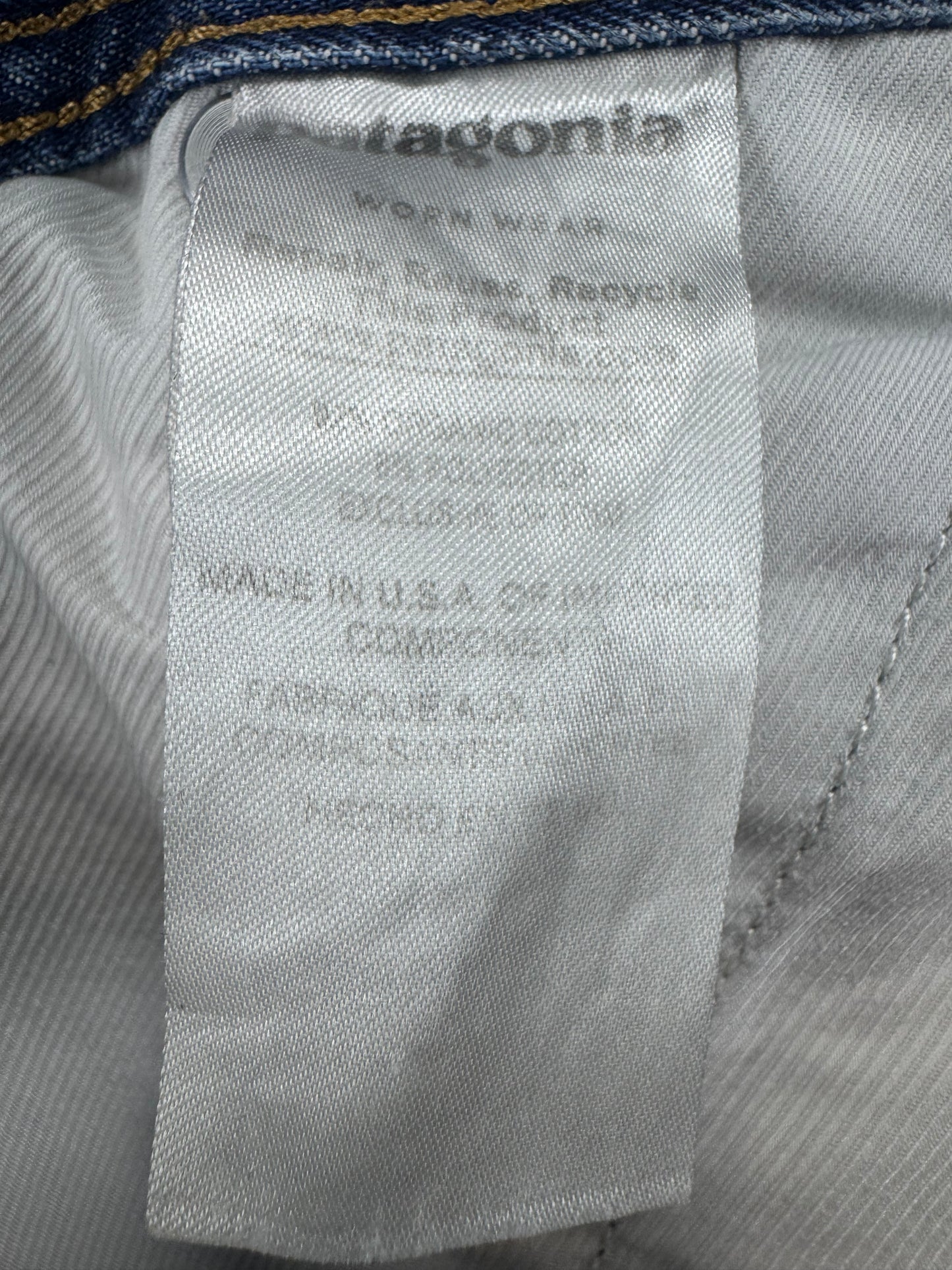 Patagonia Iron Forge Hemp® Double Knee Work Pants – Men’s 34 Reg – Faded Denim