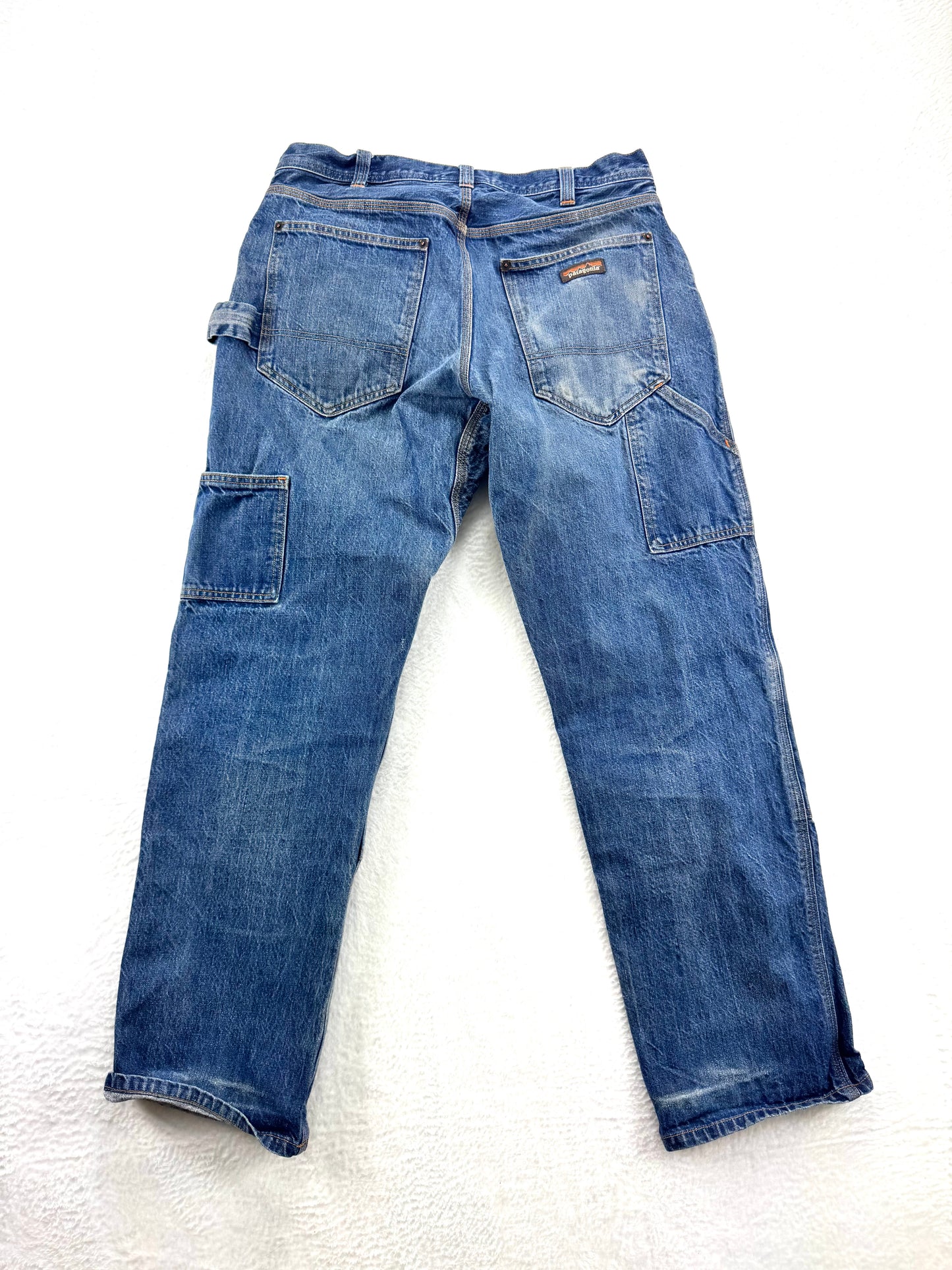 Patagonia Iron Forge Hemp® Double Knee Work Pants – Men’s 34 Reg – Faded Denim