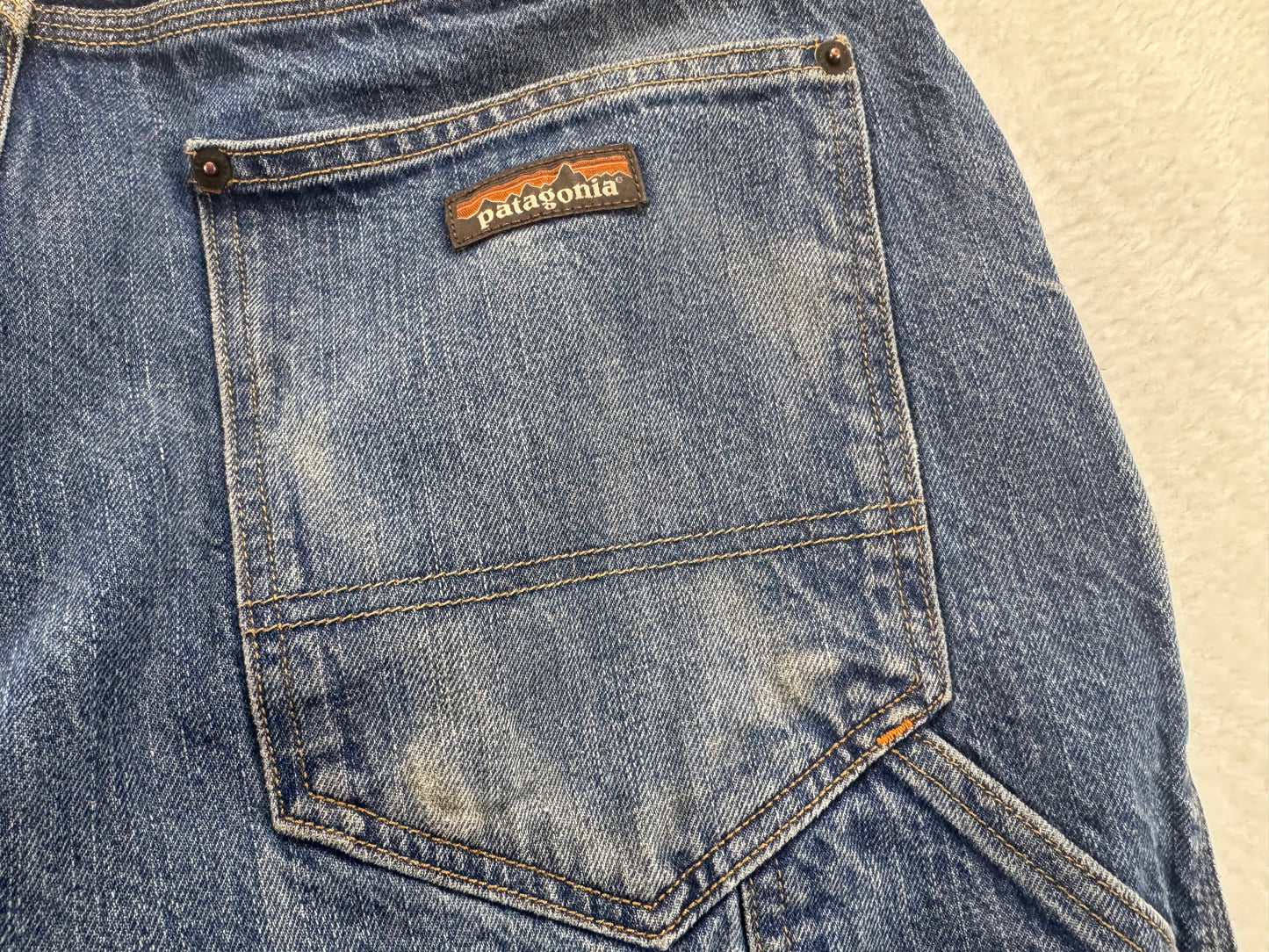 Patagonia Iron Forge Hemp® Double Knee Work Pants – Men’s 34 Reg – Faded Denim