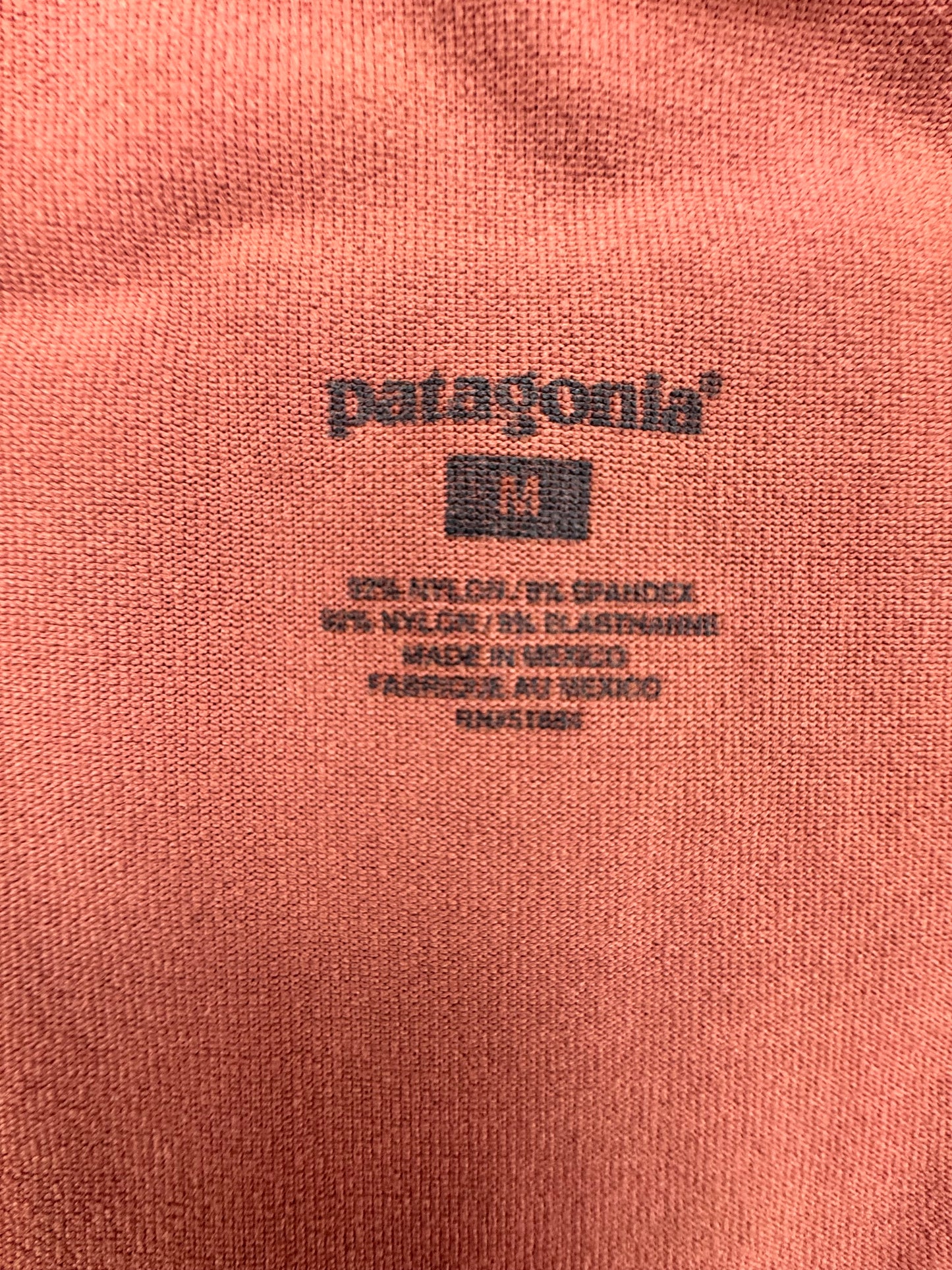 Patagonia Women’s Twist Front Dress – Size Medium – Rust / Clay – Stretch Knit