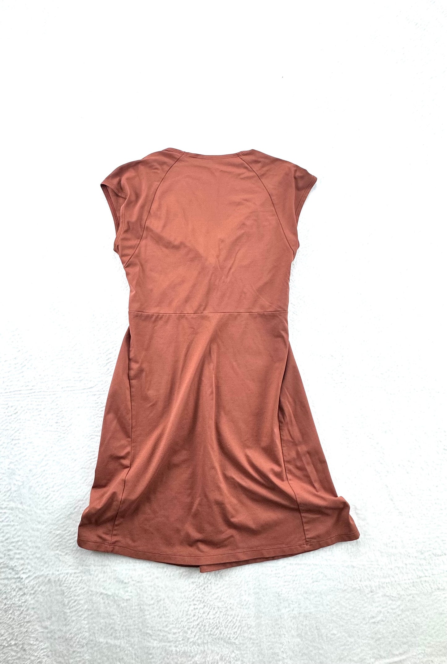 Patagonia Women’s Twist Front Dress – Size Medium – Rust / Clay – Stretch Knit