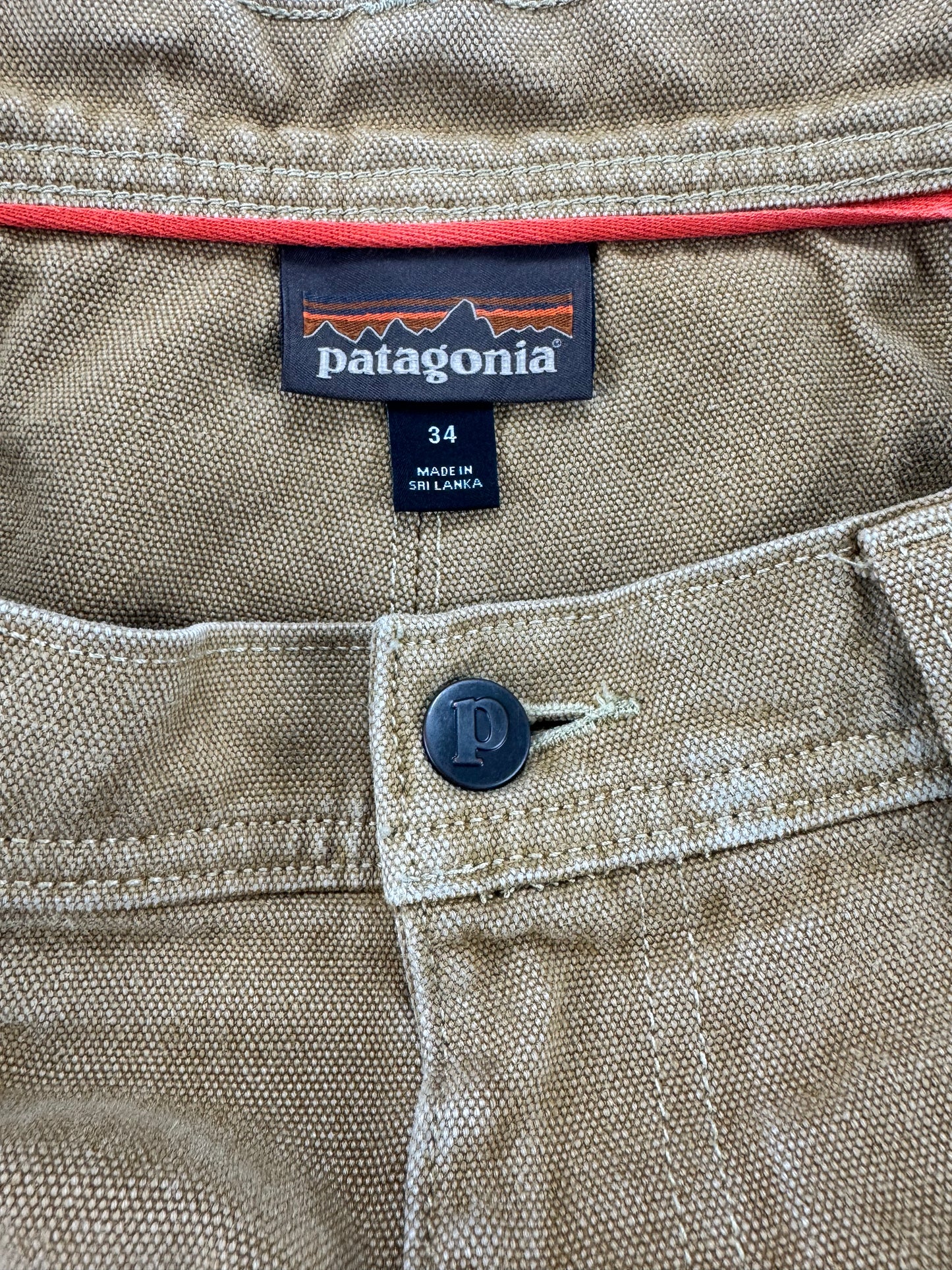 Patagonia Iron Forge Double Knee Pants – Men’s 34 – Heavyweight Hemp Workwear