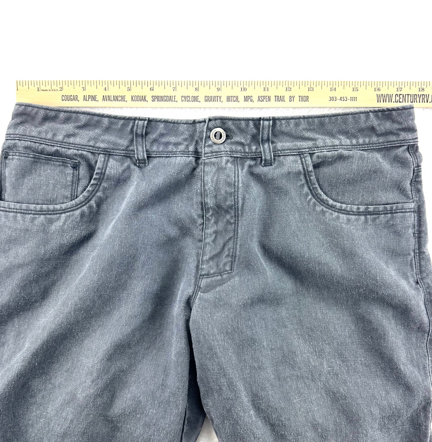 Patagonia Hemp Blend Pants – Men’s 34 – Lightweight Washed Gray – Vintage Style