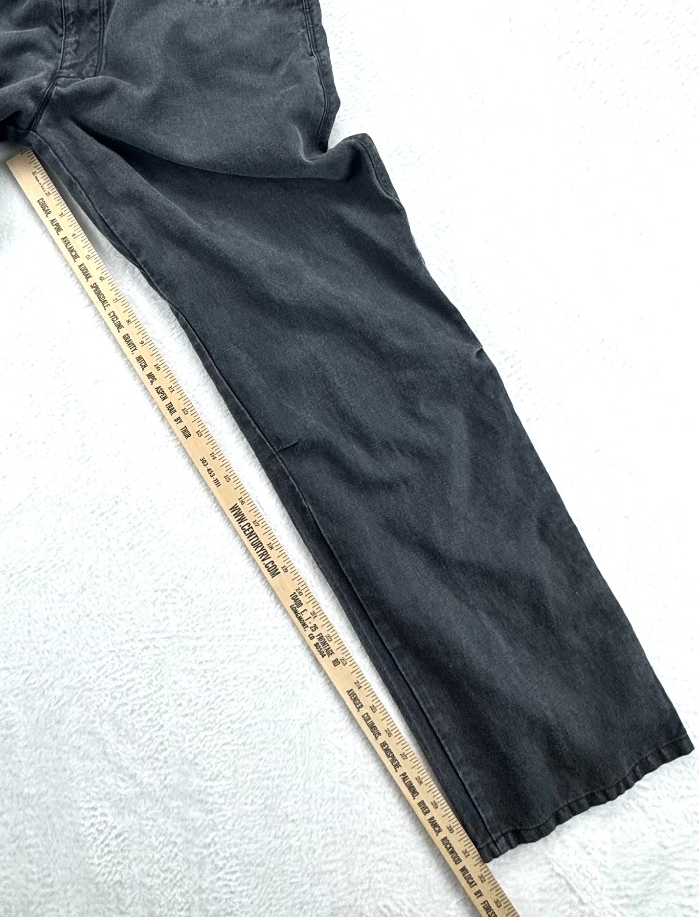 Patagonia Hemp Blend Pants – Men’s 34 – Lightweight Washed Gray – Vintage Style