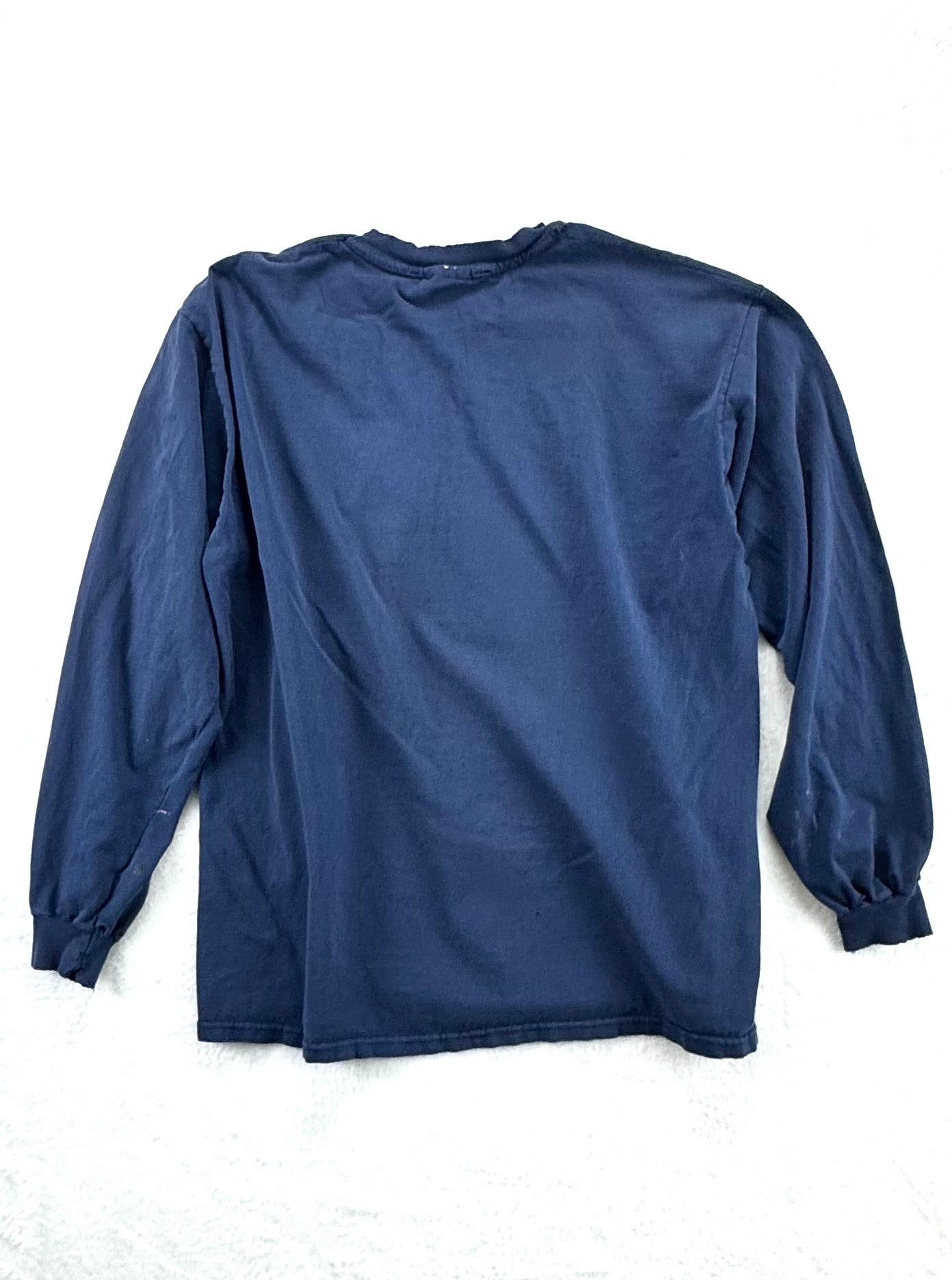 Vintage Burton Snowboards Triangle Logo Long Sleeve – Navy – Distressed – XL