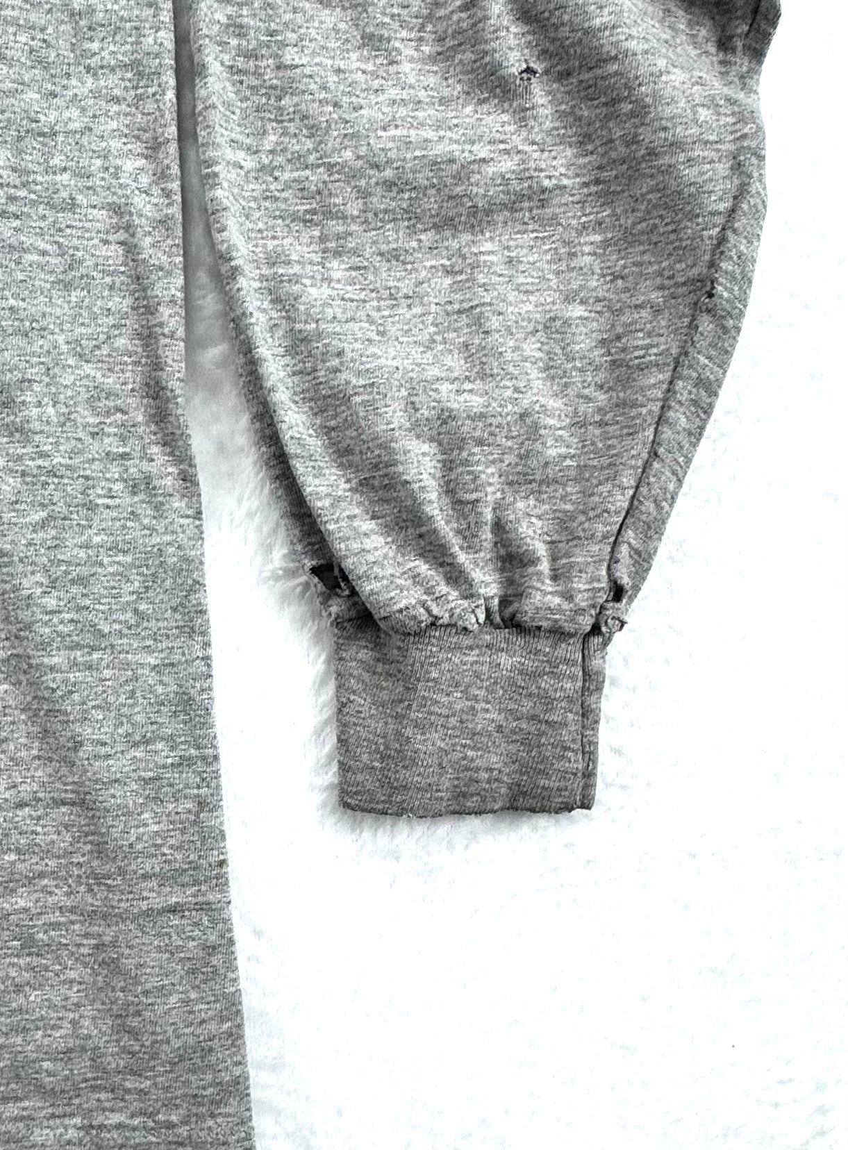 Vintage Burton Snowboards Long Sleeve Logo Shirt – Grey – Distressed – XL