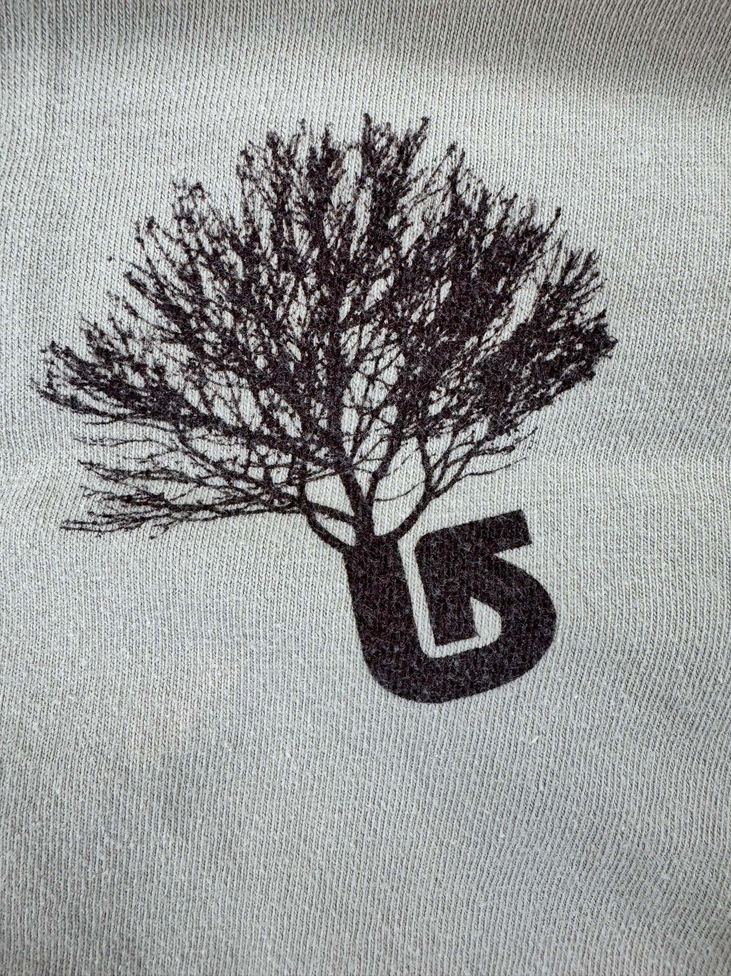 Vintage Burton Snowboards Tree Logo T-Shirt – Tan – Likely Large