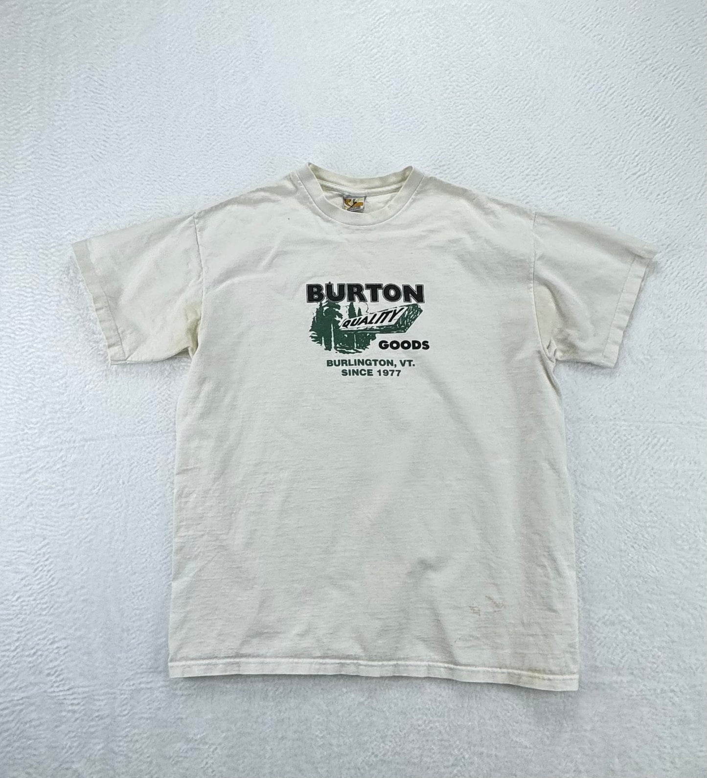 Vintage Burton “Quality Goods” T-Shirt – USA Made – XL – Burlington VT