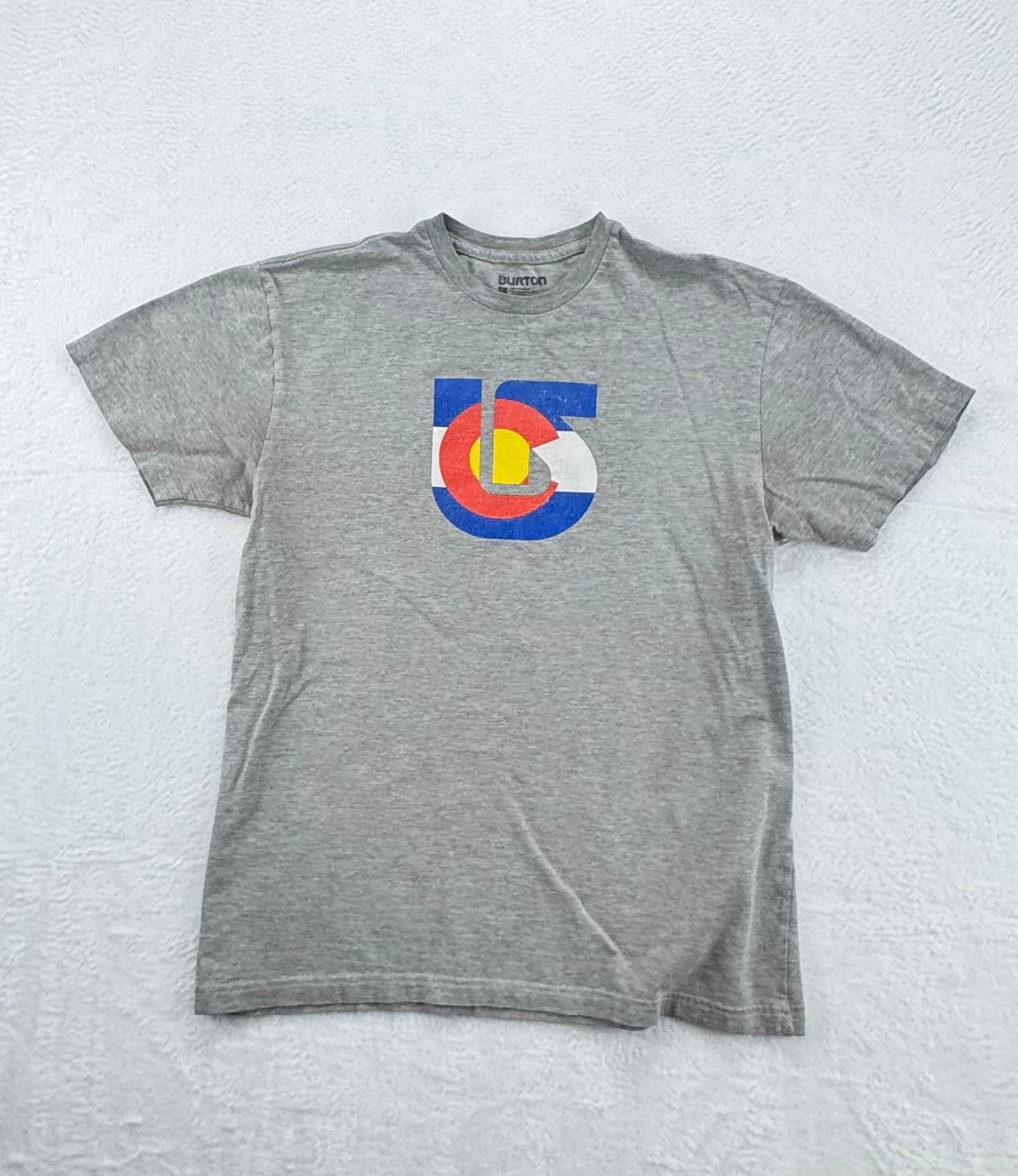Burton Colorado Logo T-Shirt – Grey – Men’s Large