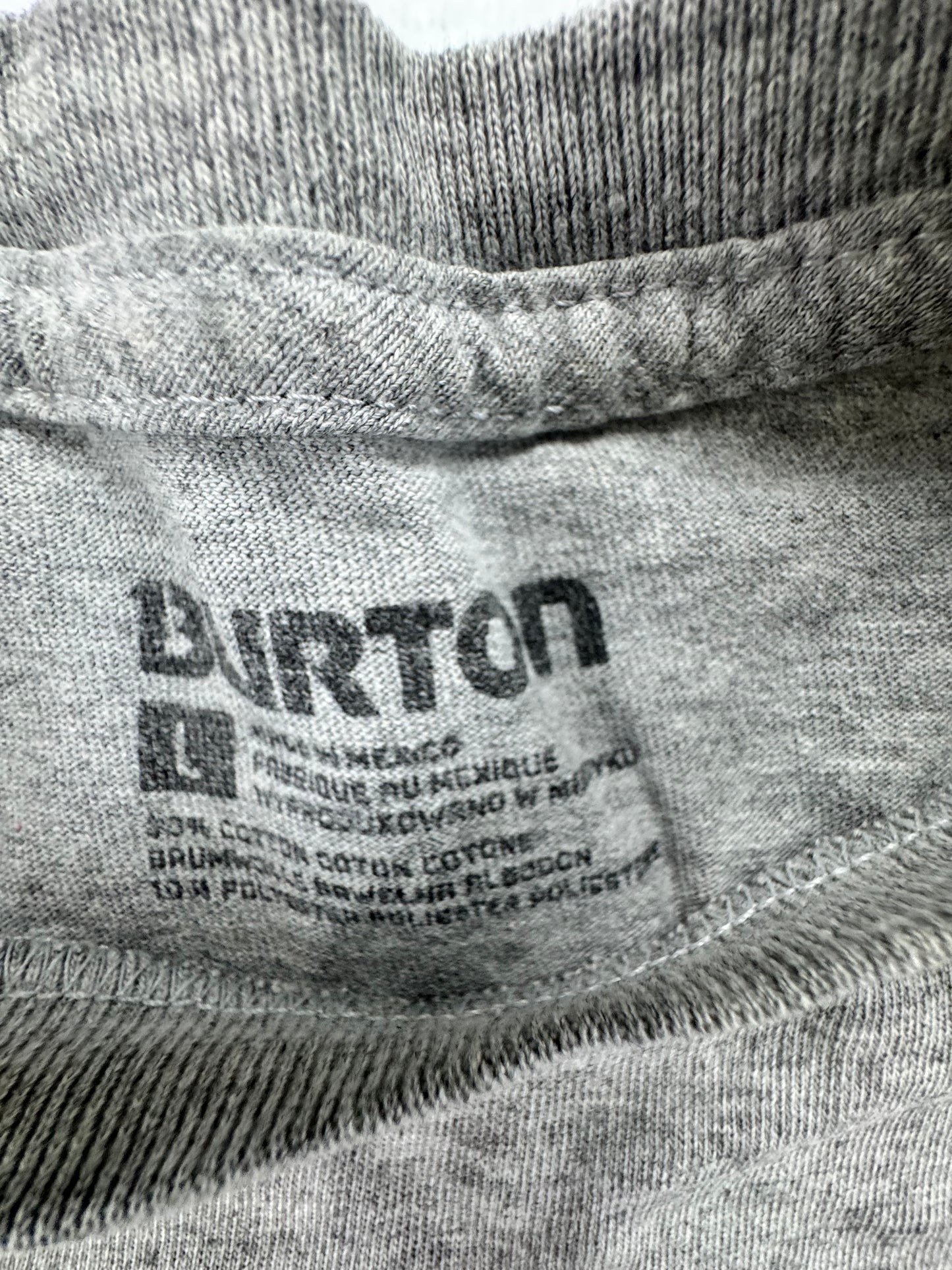 Burton Colorado Logo T-Shirt – Grey – Men’s Large