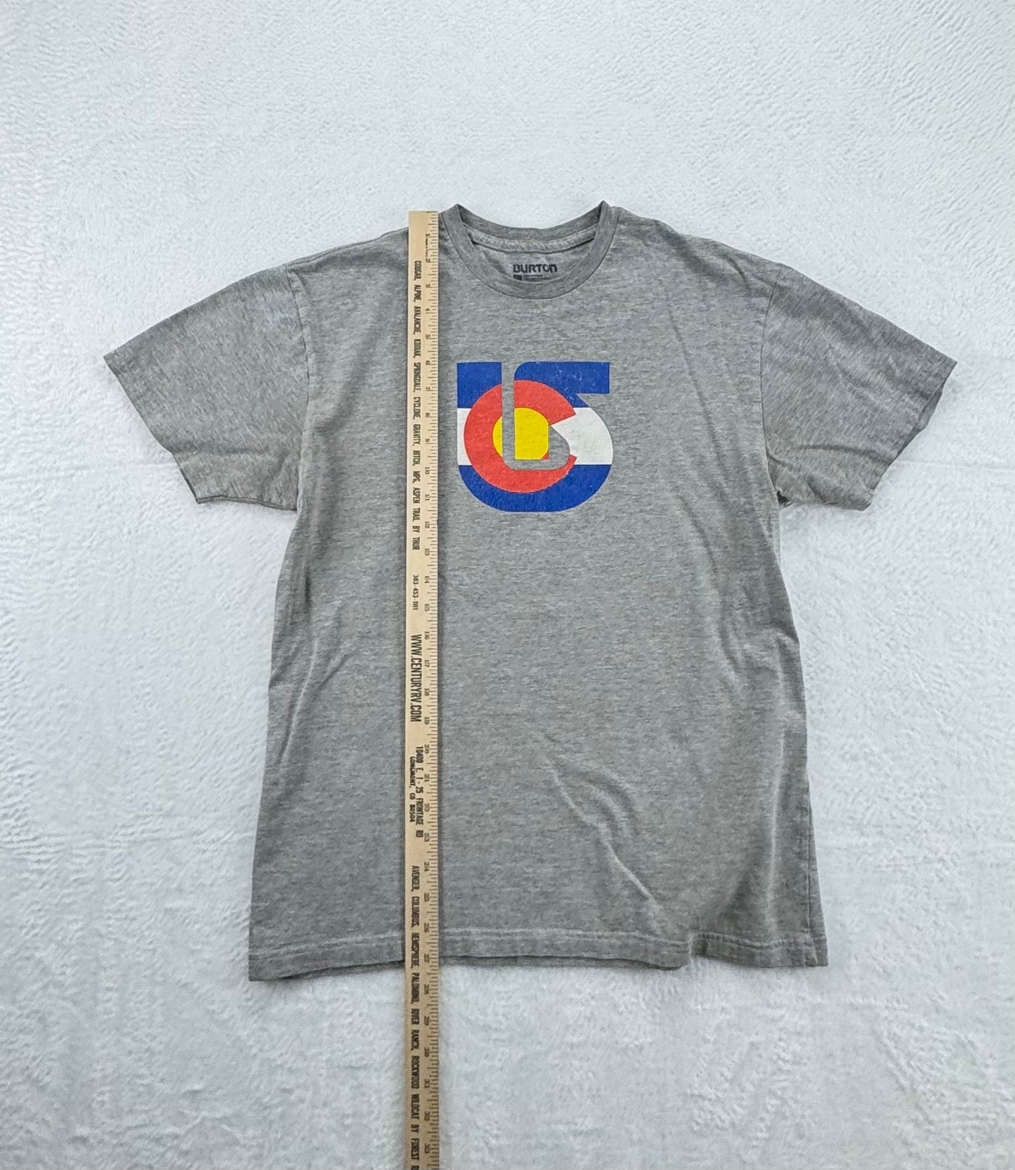 Burton Colorado Logo T-Shirt – Grey – Men’s Large