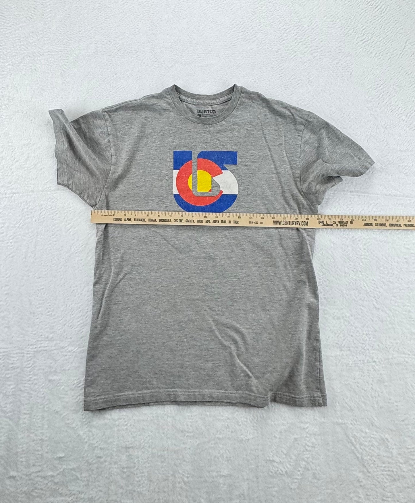 Burton Colorado Logo T-Shirt – Grey – Men’s Large