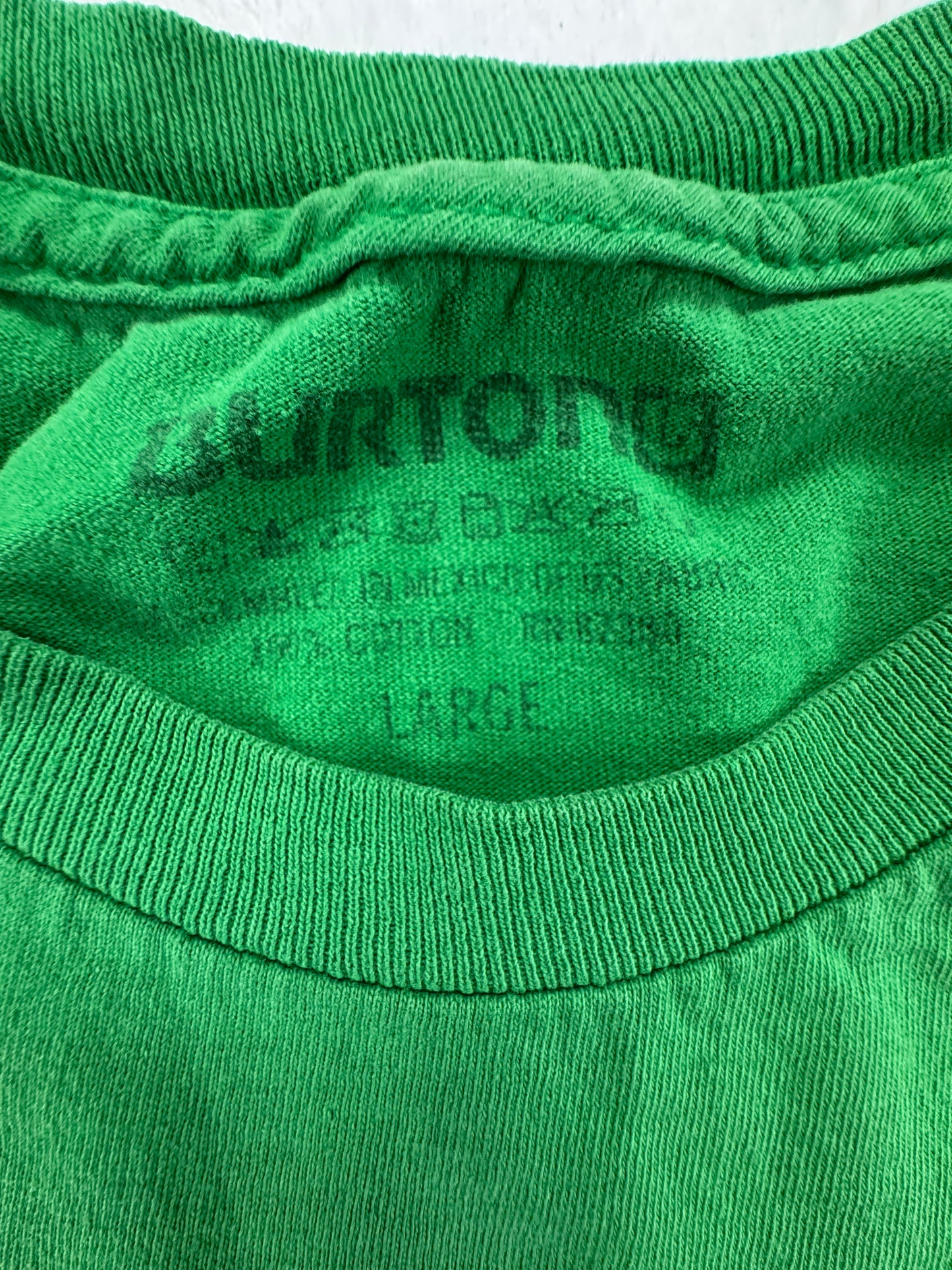 Vintage Burton Snowboards Mountain Logo T-Shirt – Green – Men’s Large