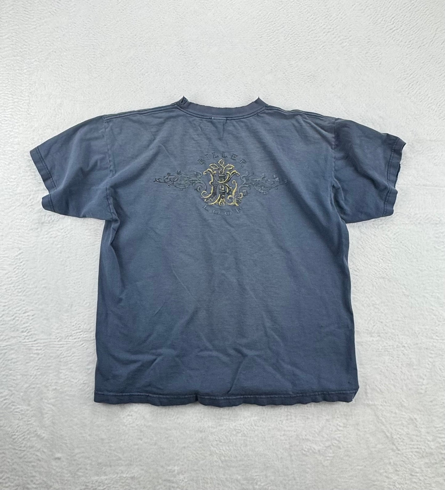 Vintage Killer Loop Snowboard T-Shirt – Faded Blue – Rare – 90s Snowboarding