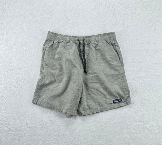 Patagonia Natural Baggies Shorts – Hemp Organic Cotton – Green – Size L