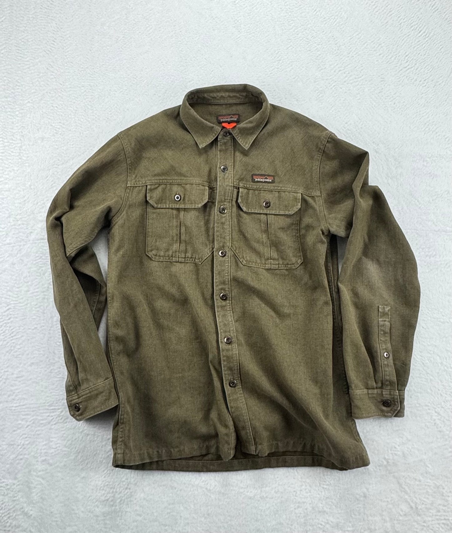 Patagonia Iron Forge Hemp Work Shirt – Olive – Men’s Medium