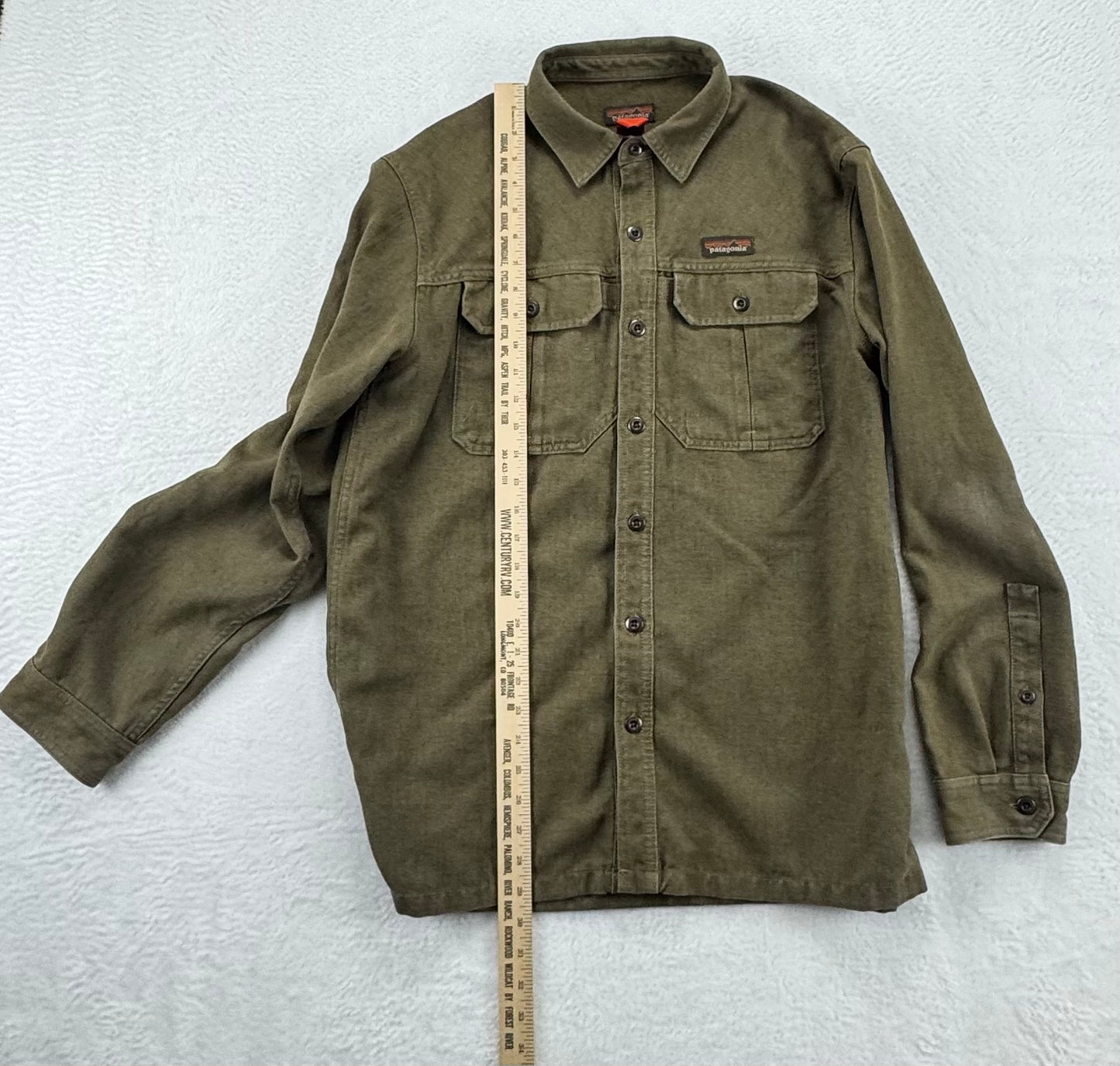 Patagonia Iron Forge Hemp Work Shirt – Olive – Men’s Medium