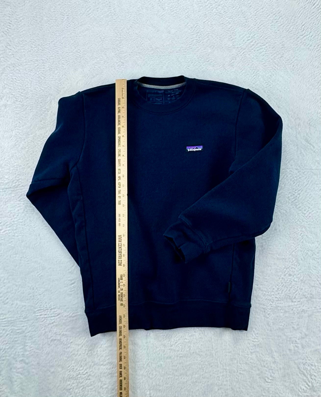 Patagonia Uprisal Crew Fleece Sweatshirt Navy Regular Fit Small