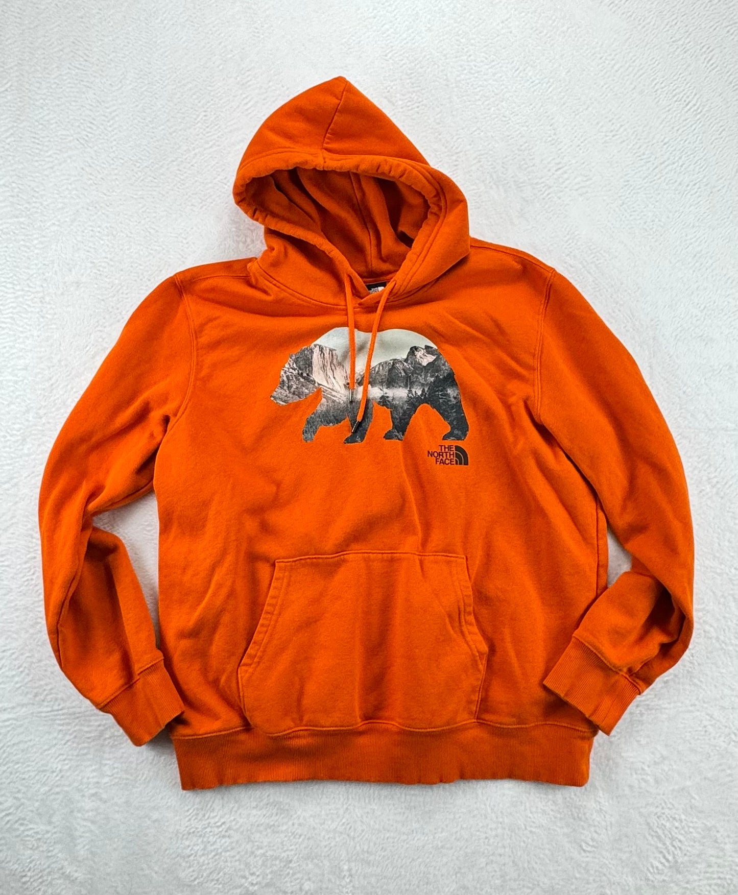 The North Face Bear Graphic Hoodie – Orange – Men’s XL