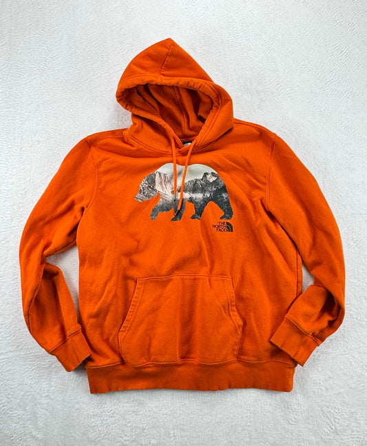 The North Face Bear Graphic Hoodie – Orange – Men’s XL