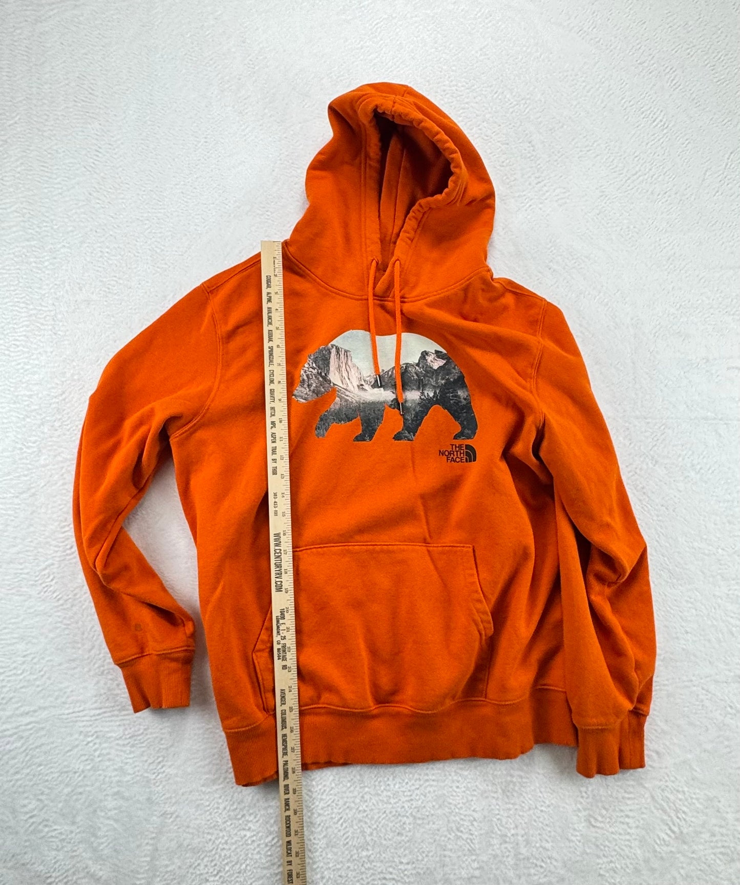 The North Face Bear Graphic Hoodie – Orange – Men’s XL