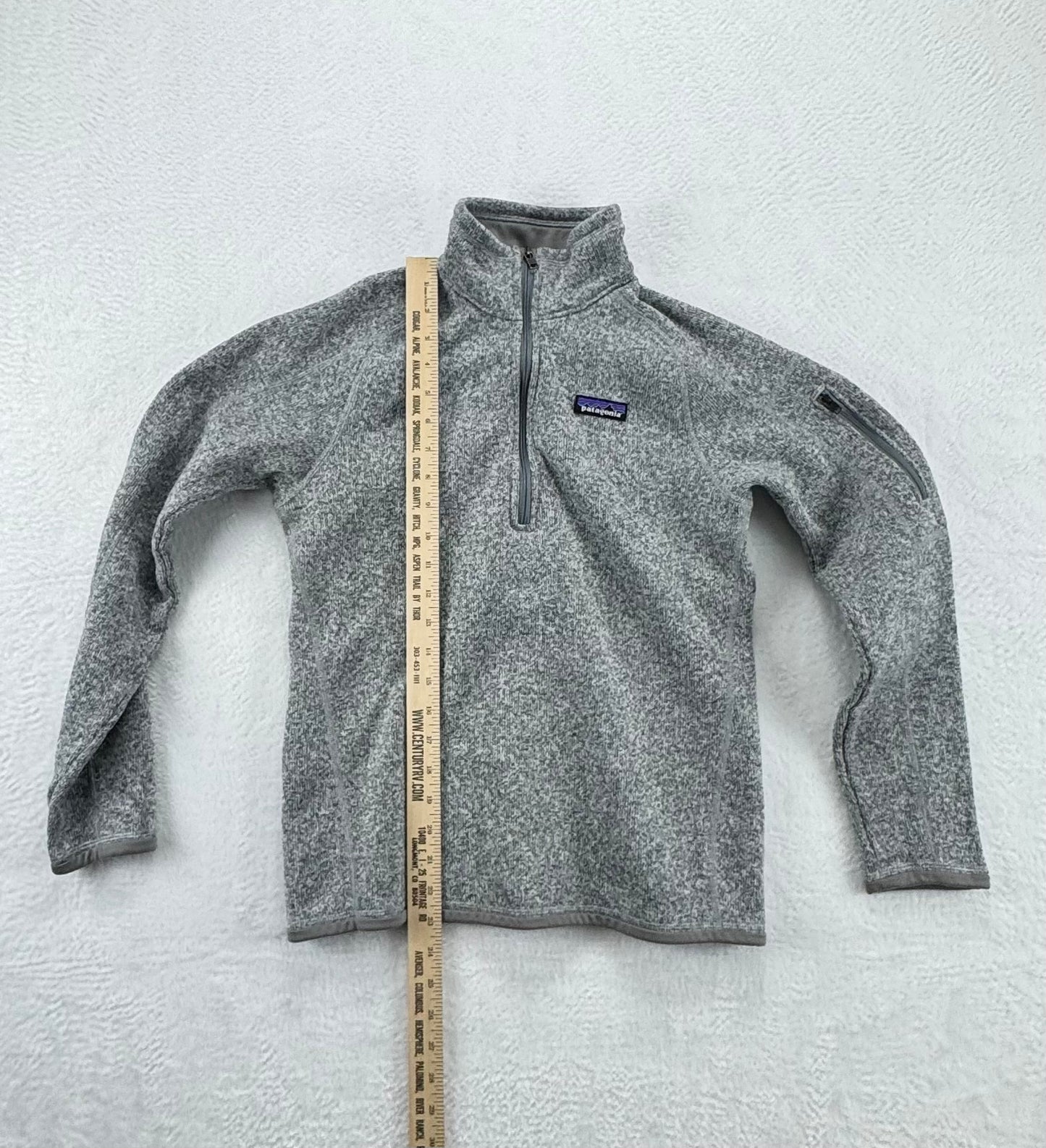 Patagonia Better Sweater 1/4 Zip – Gray – Women’s Small