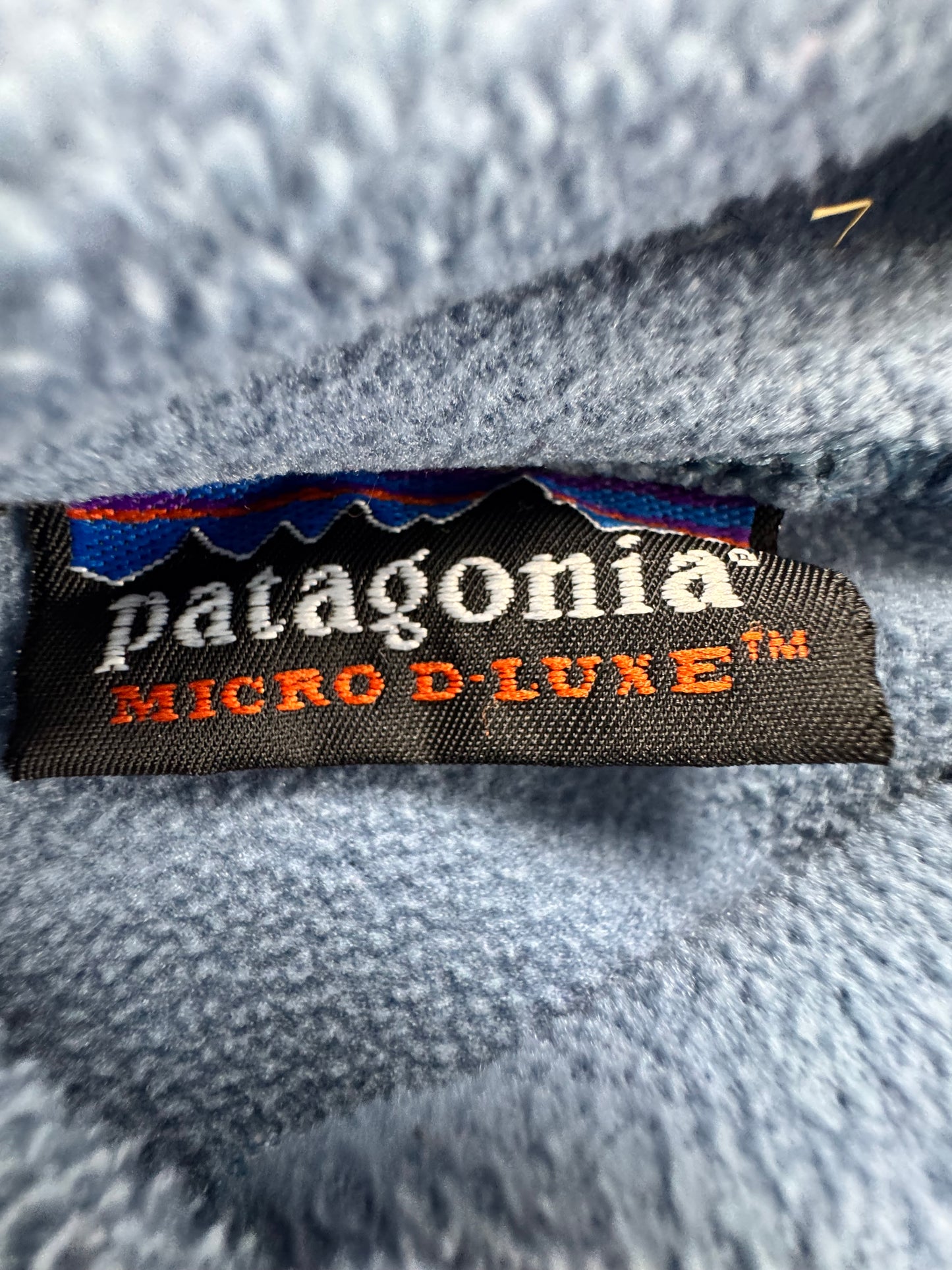 Patagonia Micro D-Luxe Fleece Hoodie – Made in USA – Blue – Men’s XL