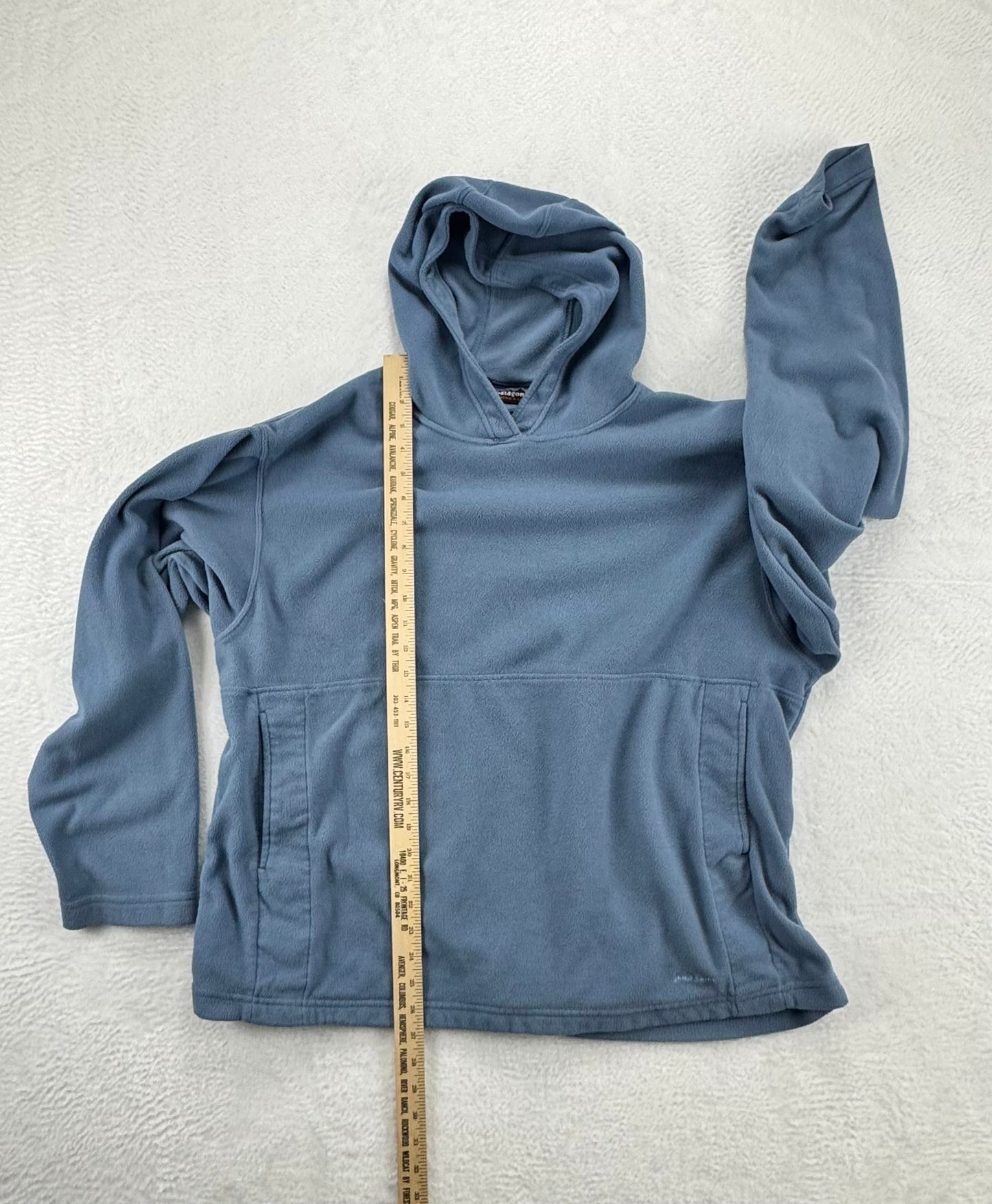 Patagonia Micro D-Luxe Fleece Hoodie – Made in USA – Blue – Men’s XL