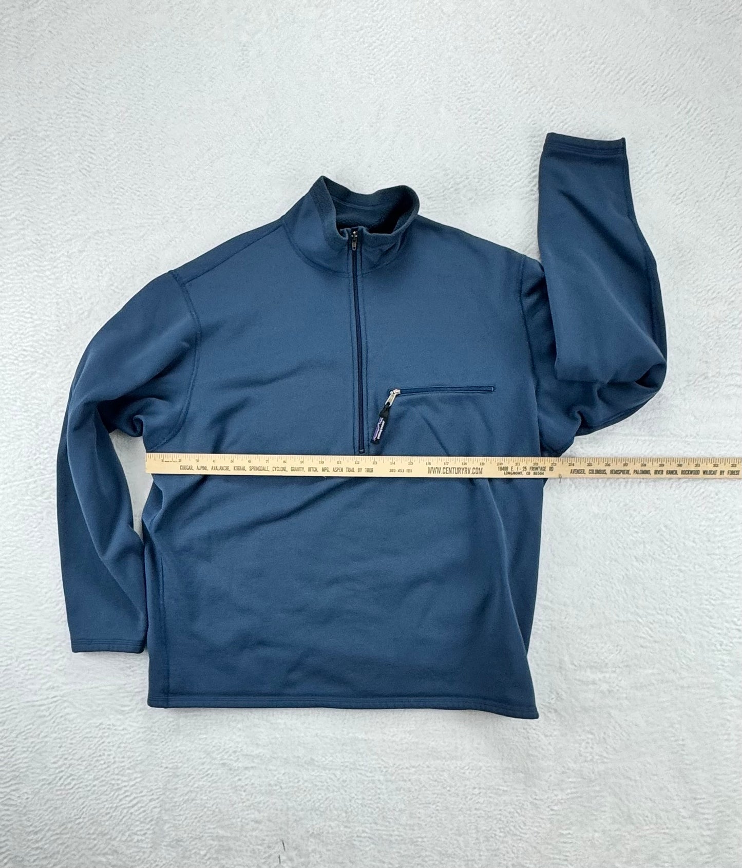 Patagonia Men's Activist Fleece 1/4 Zip Pullover – Blue – Made in USA – Size XL