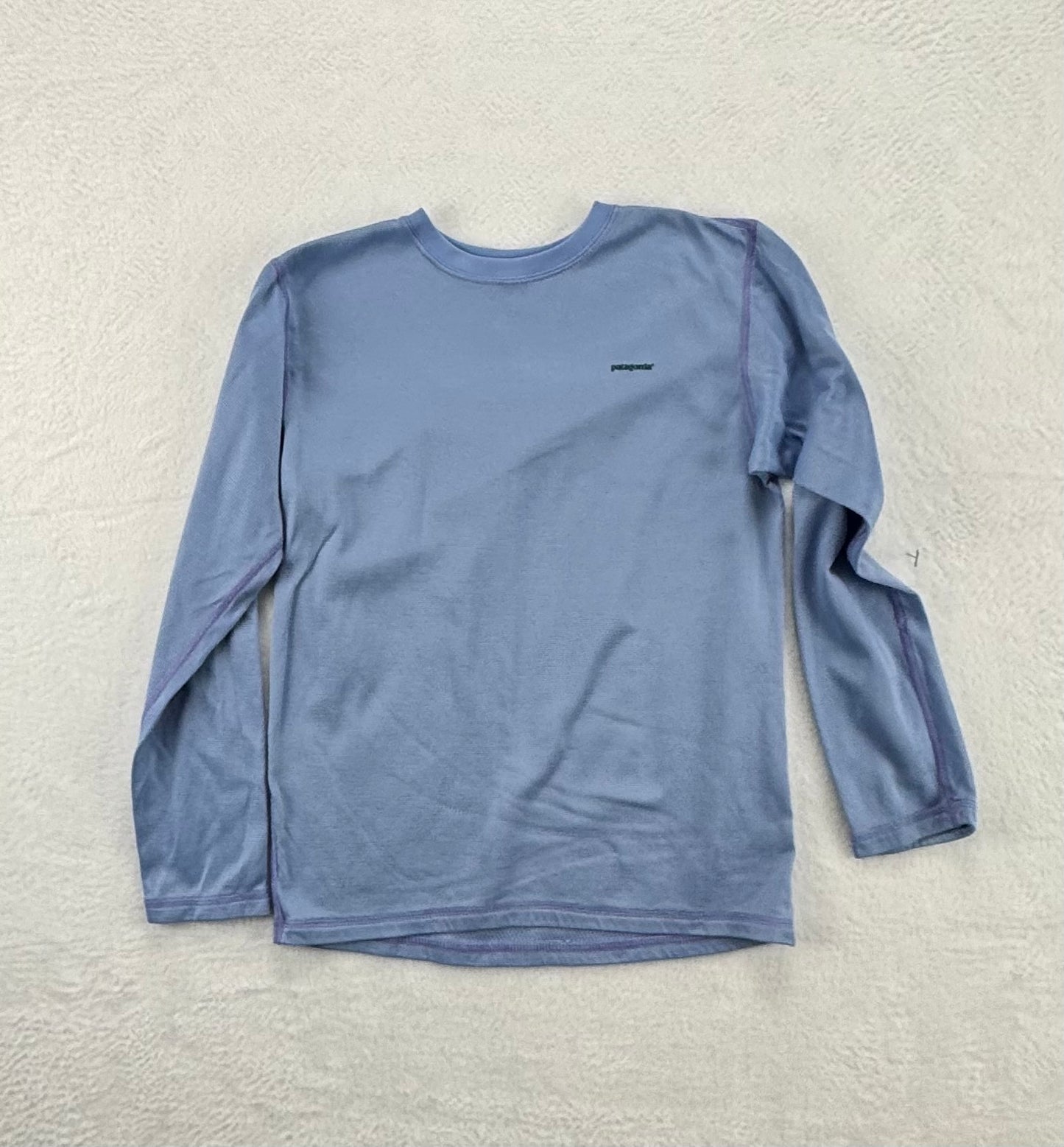 Vintage Patagonia Capilene Kid's XL Long Sleeve Base Layer – Blue – 100% Polyester