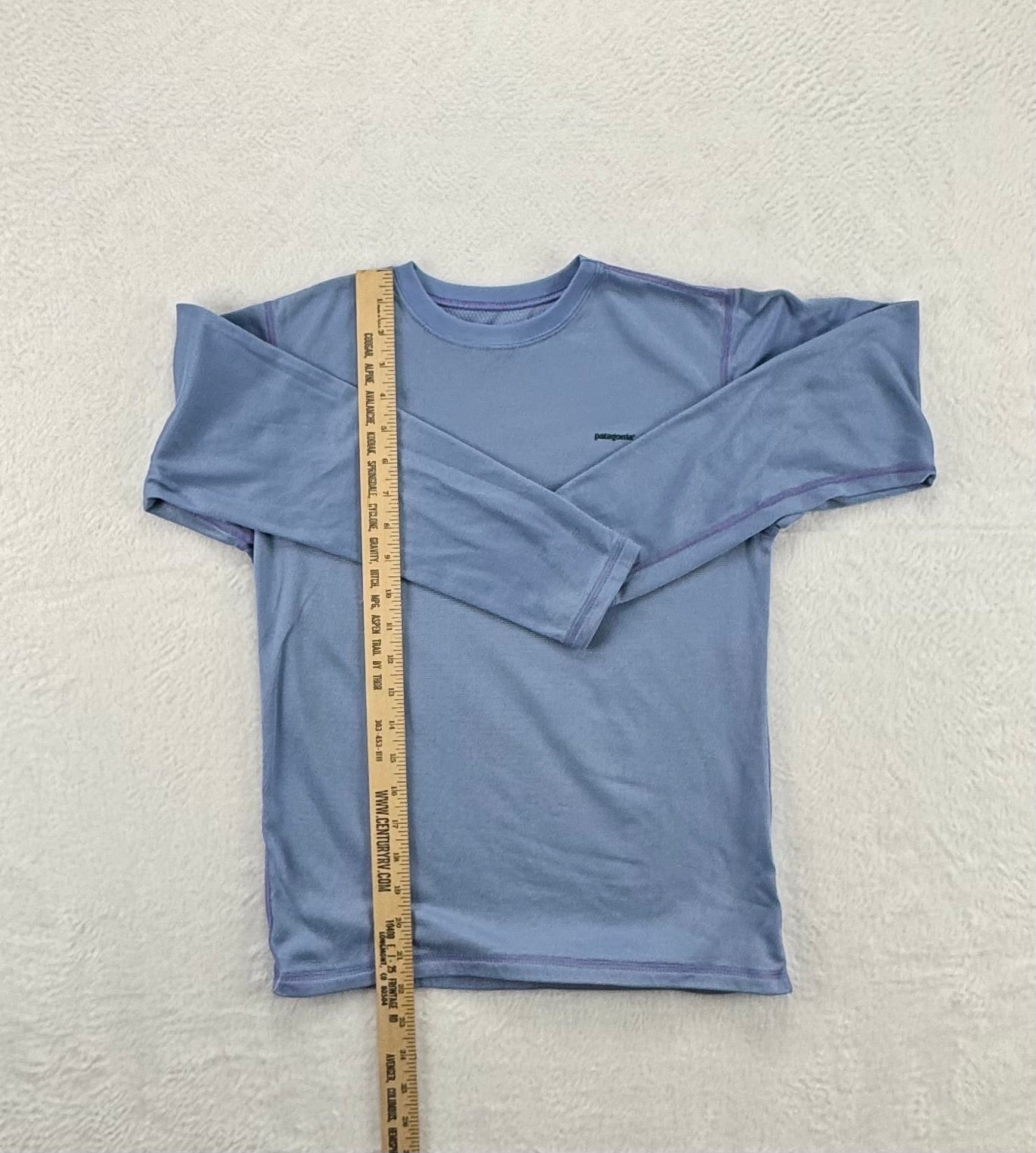 Vintage Patagonia Capilene Kid's XL Long Sleeve Base Layer – Blue – 100% Polyester