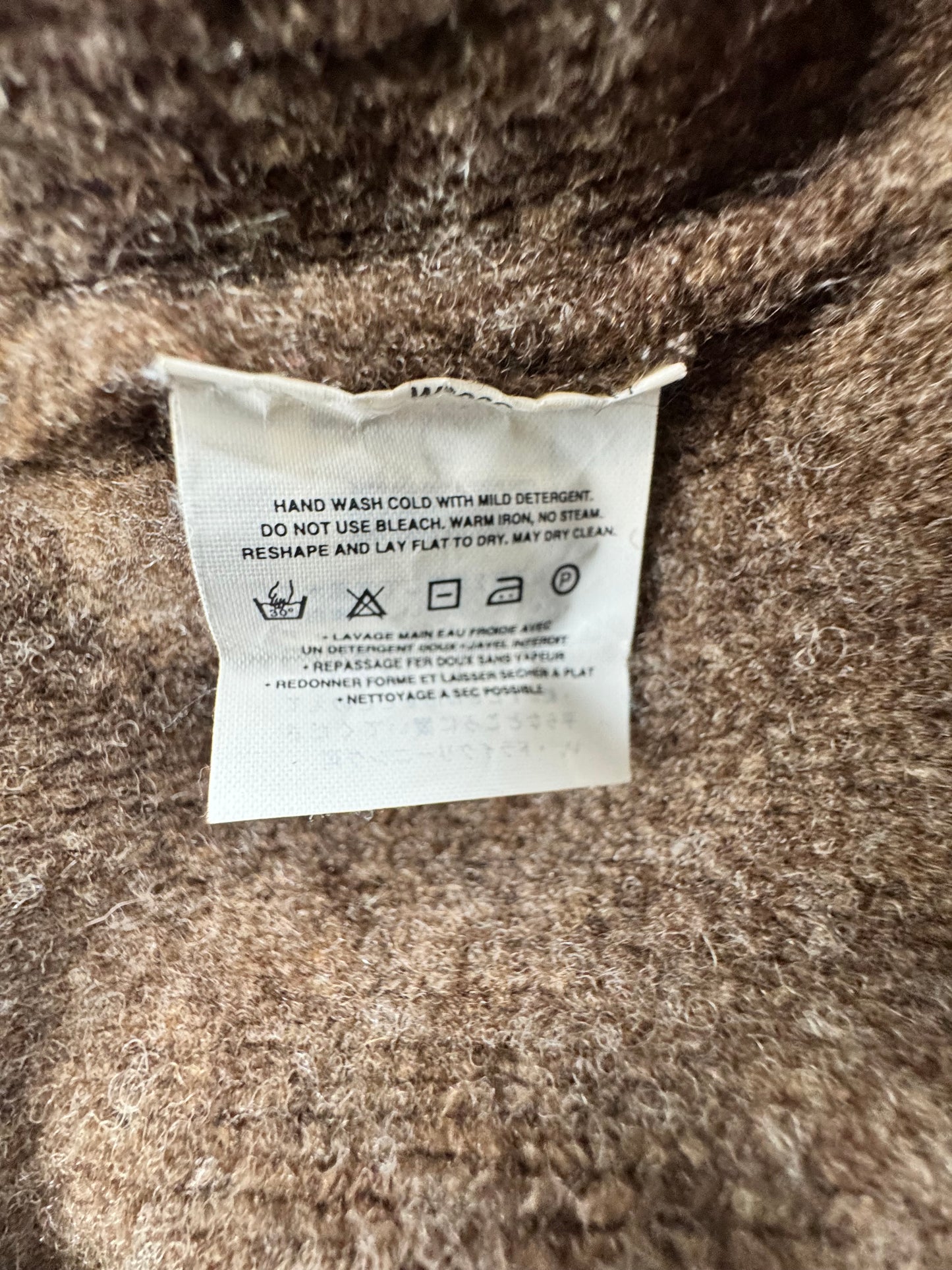 Vintage Patagonia Men's 100% Wool Crewneck Sweater – Made in Hong Kong – Brown – Men’s Large