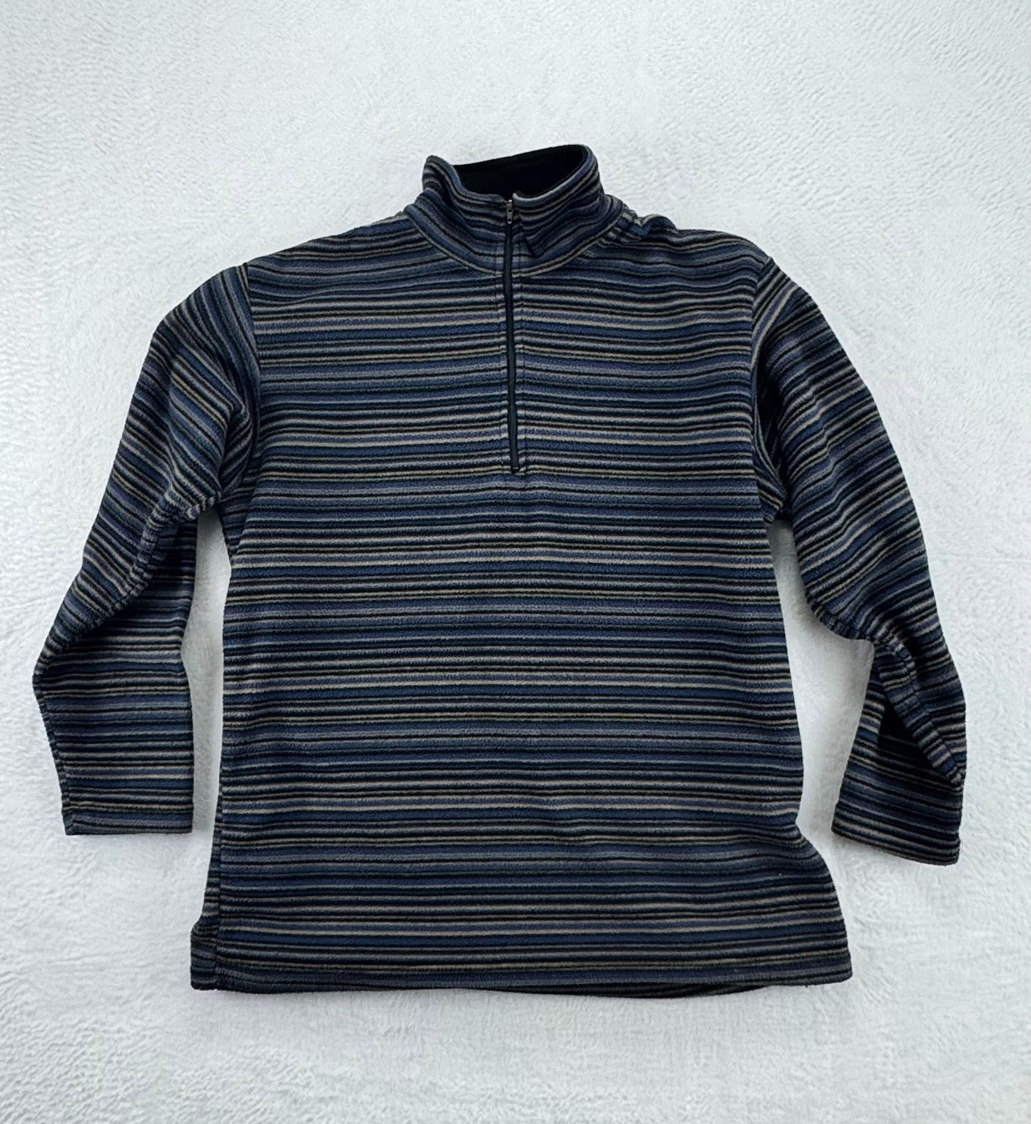 Vintage Patagonia Men's Expedition Weight Capilene 1/4 Zip Base Layer Striped XL