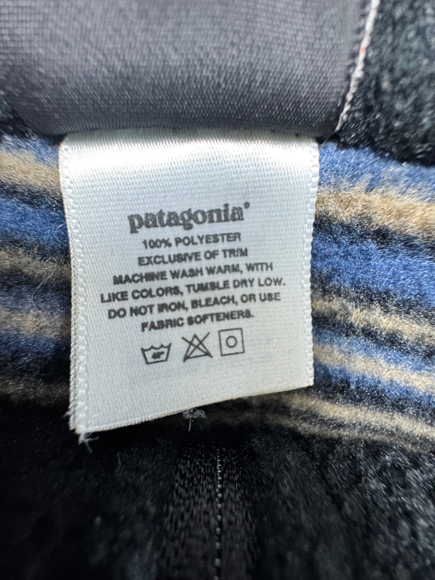 Vintage Patagonia Men's Expedition Weight Capilene 1/4 Zip Base Layer Striped XL