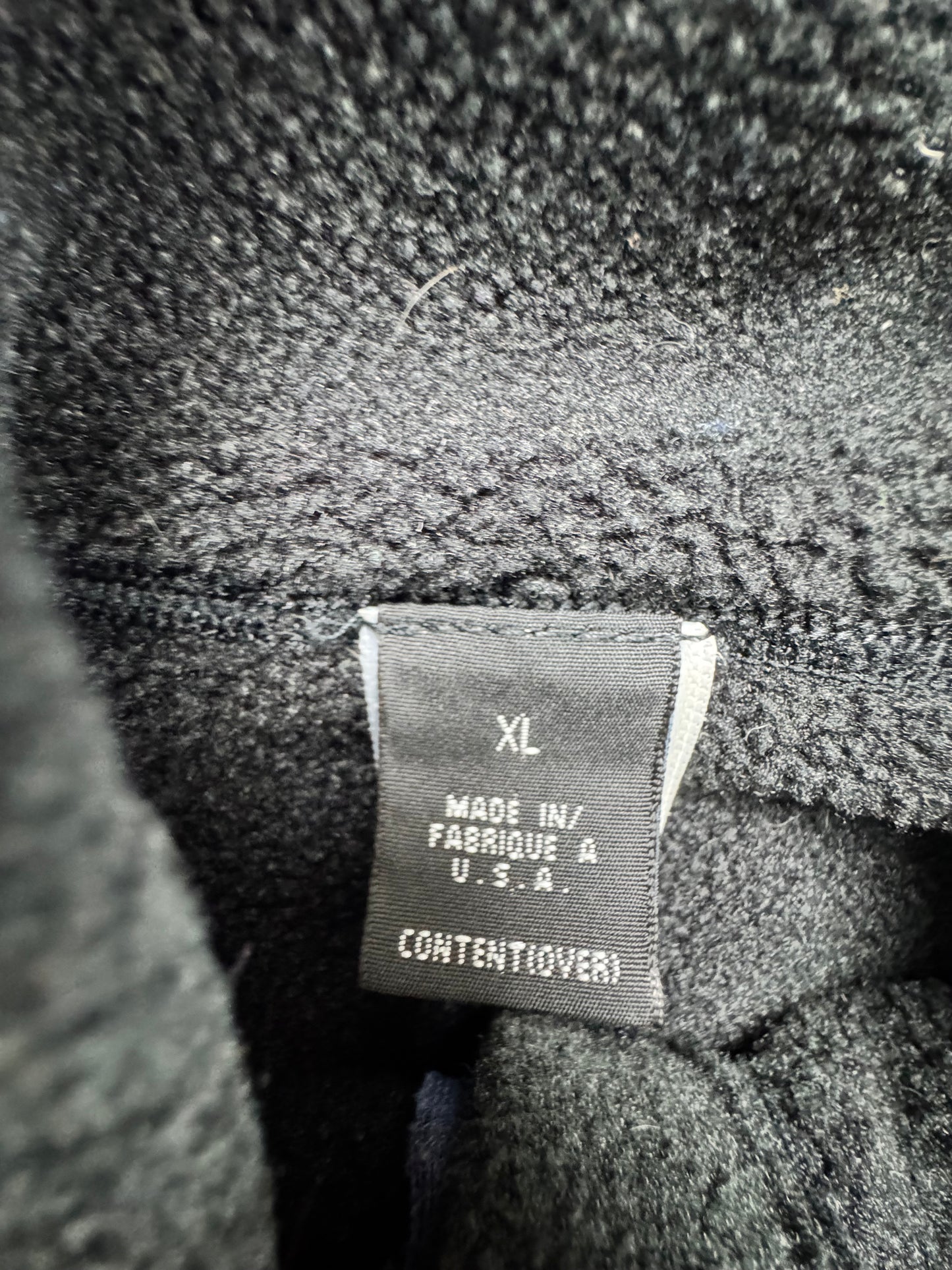 Vintage Patagonia Mens Activist Fleece 1/4 Zip Base Layer Black XL Made in USA