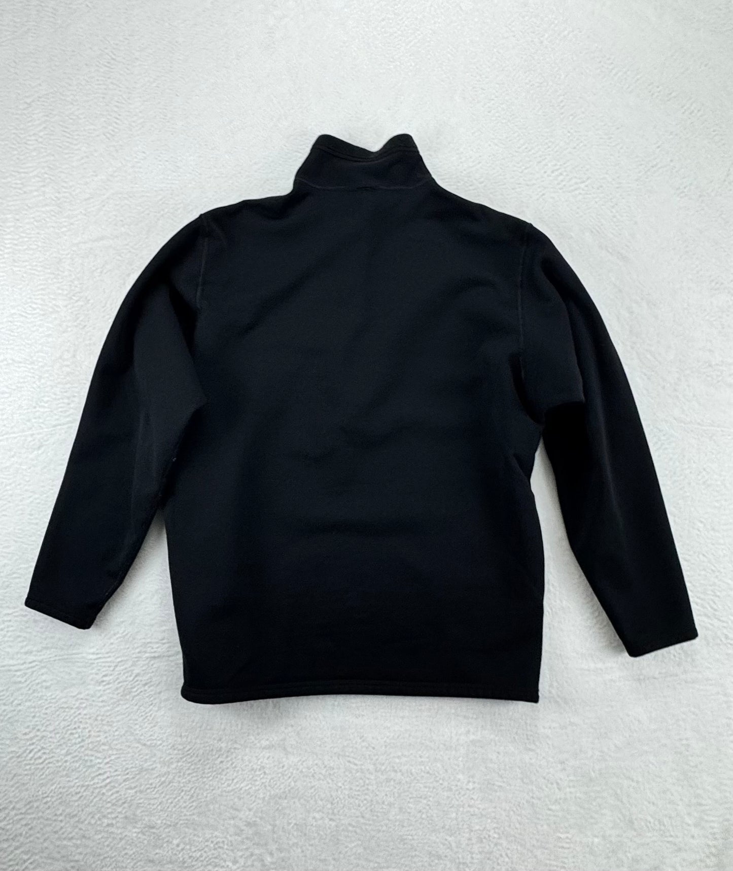 Vintage Patagonia Mens Activist Fleece 1/4 Zip Base Layer Black XL Made in USA