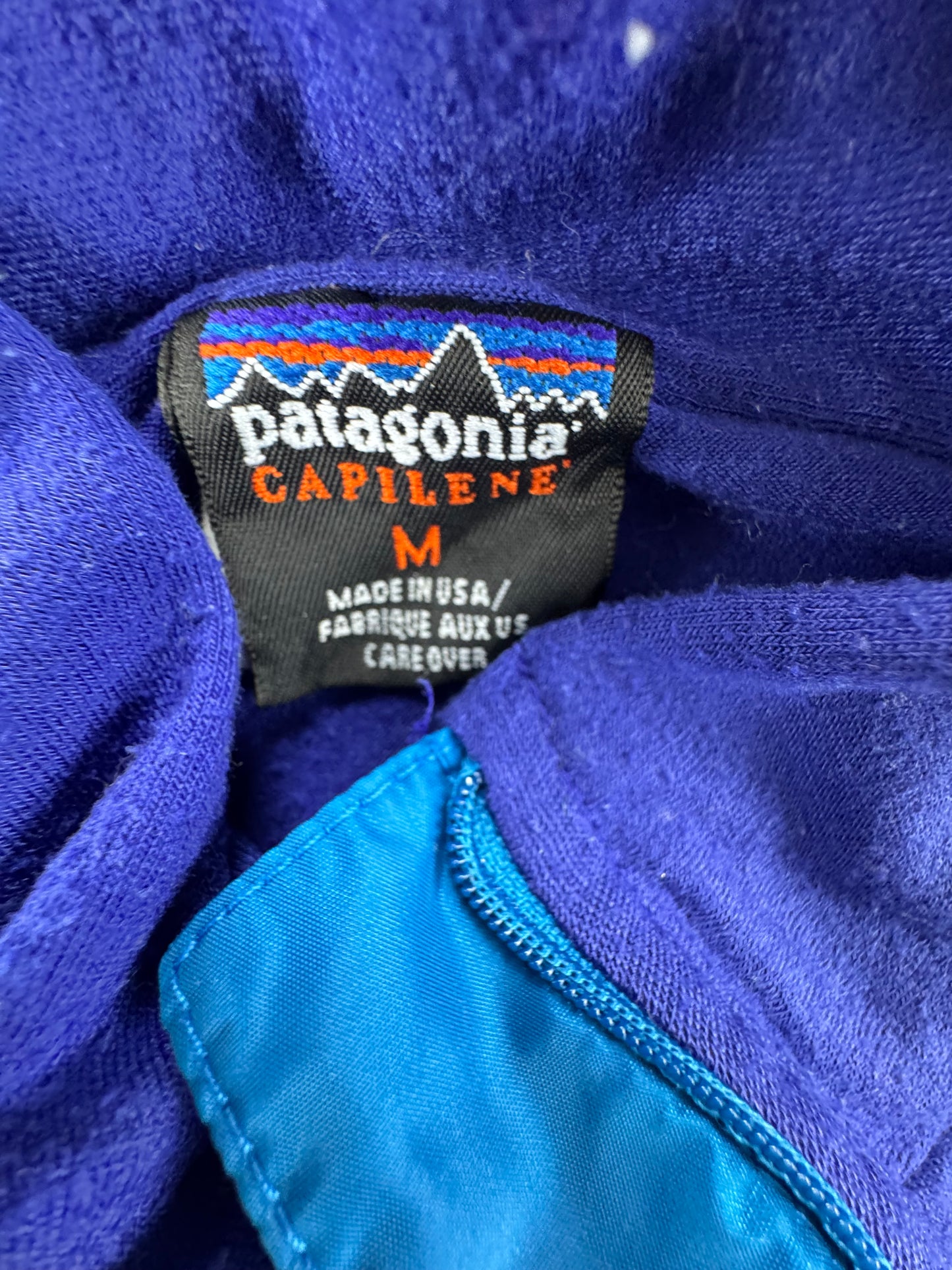 Patagonia Vintage Capilene Union Suit – Mens Medium – Blue – Made in USA