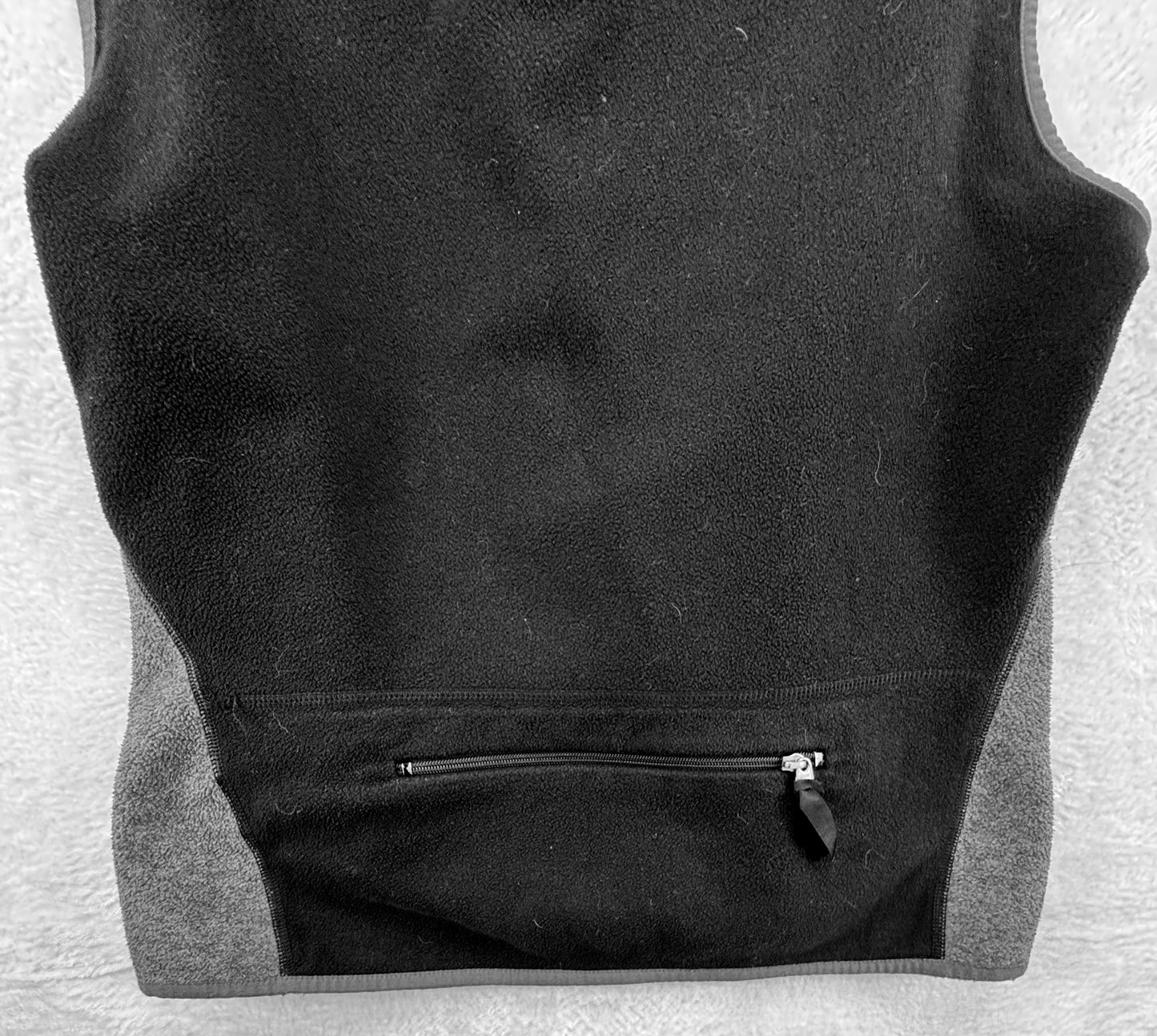 Vintage Patagonia Mens Windproof Fleece Vest – Gray / Black – XL