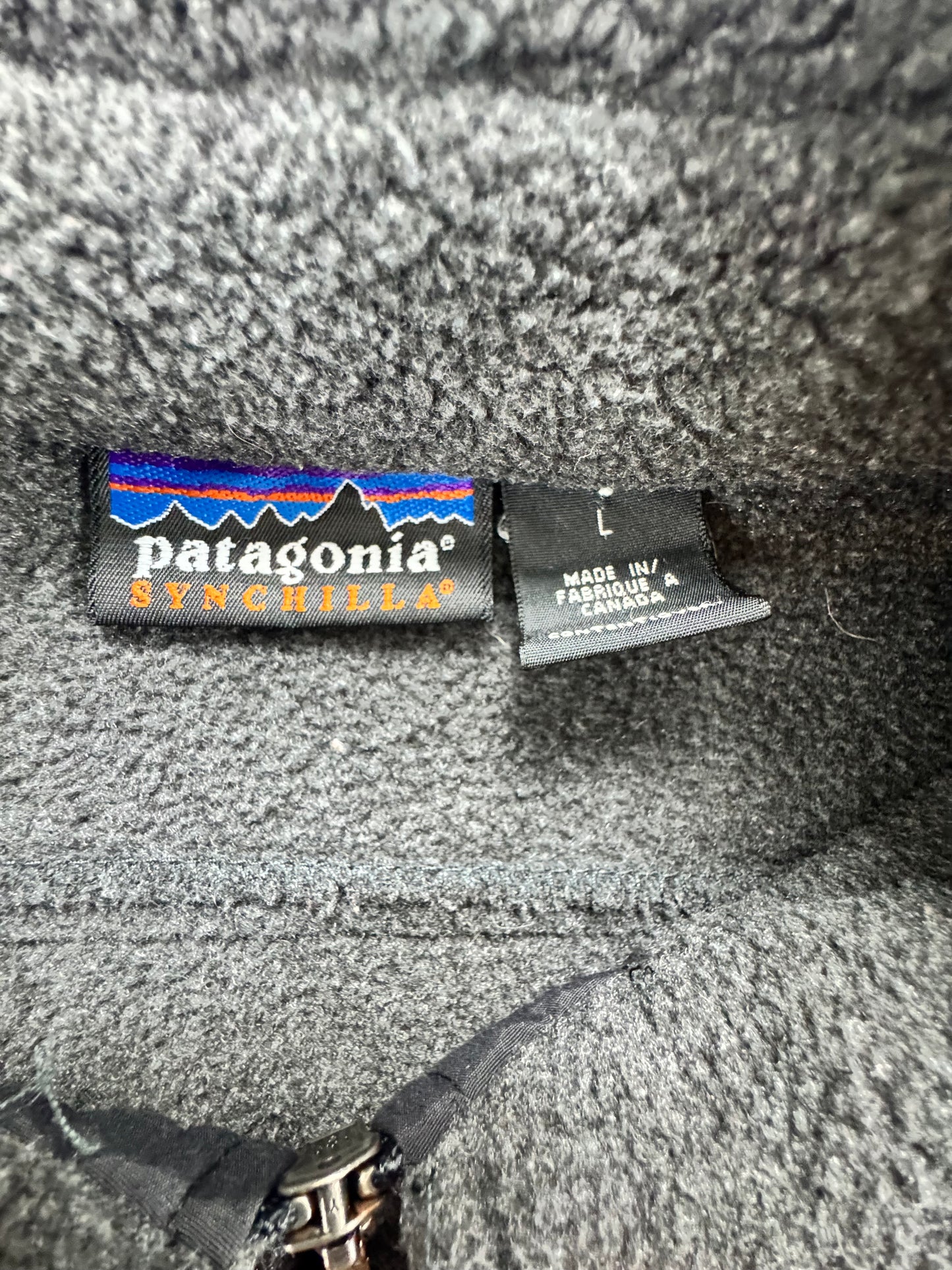 Vintage Patagonia Synchilla Chore Jacket – Made in Canada – Men’s Large – Charcoal