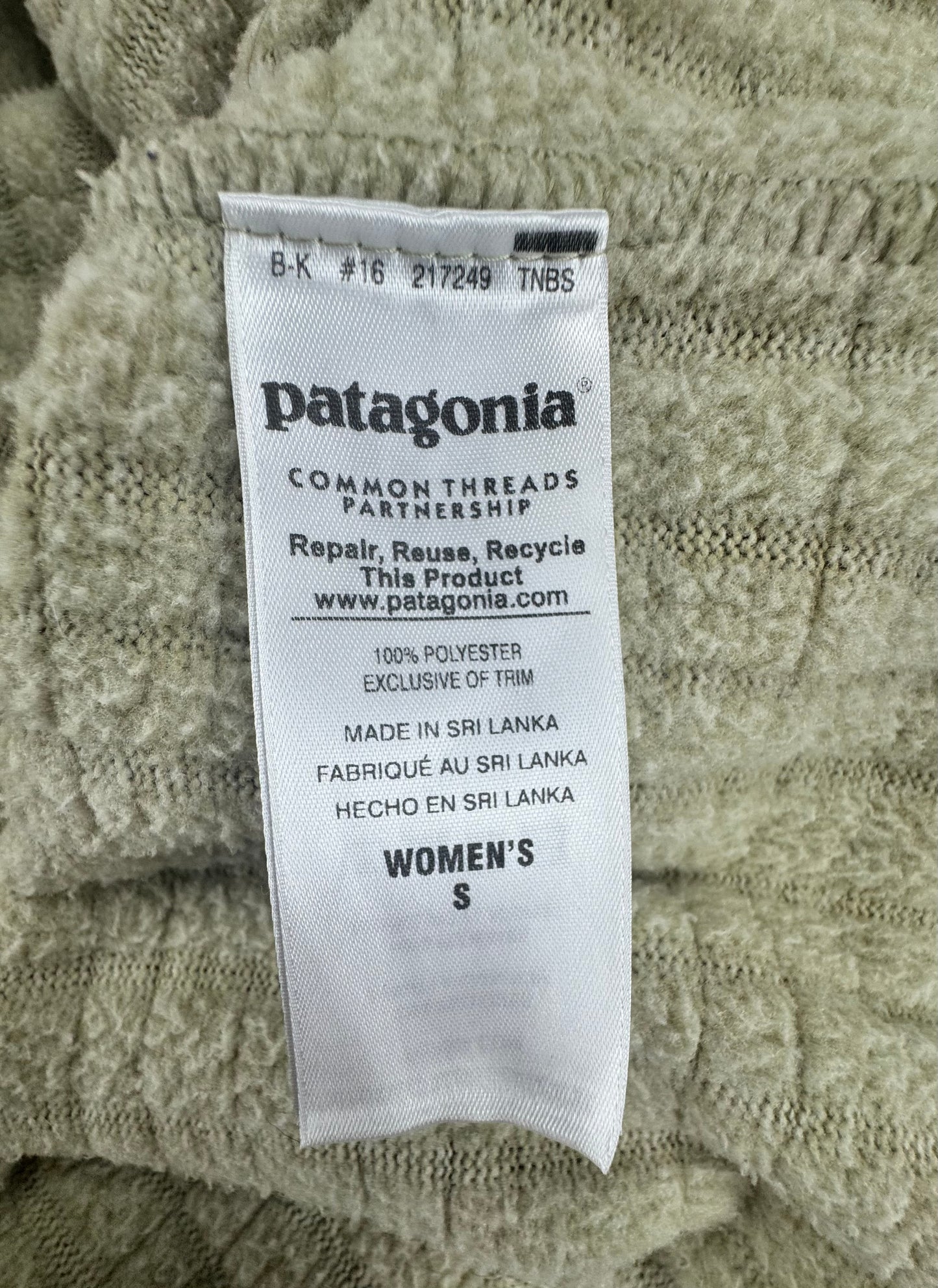 Patagonia Women's Better Sweater® Coat – Sage Heather – Small