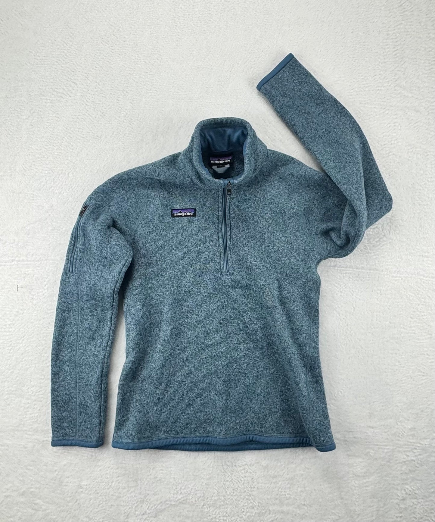Patagonia Women's Better Sweater® 1/4-Zip Fleece – Blue Heather – Small