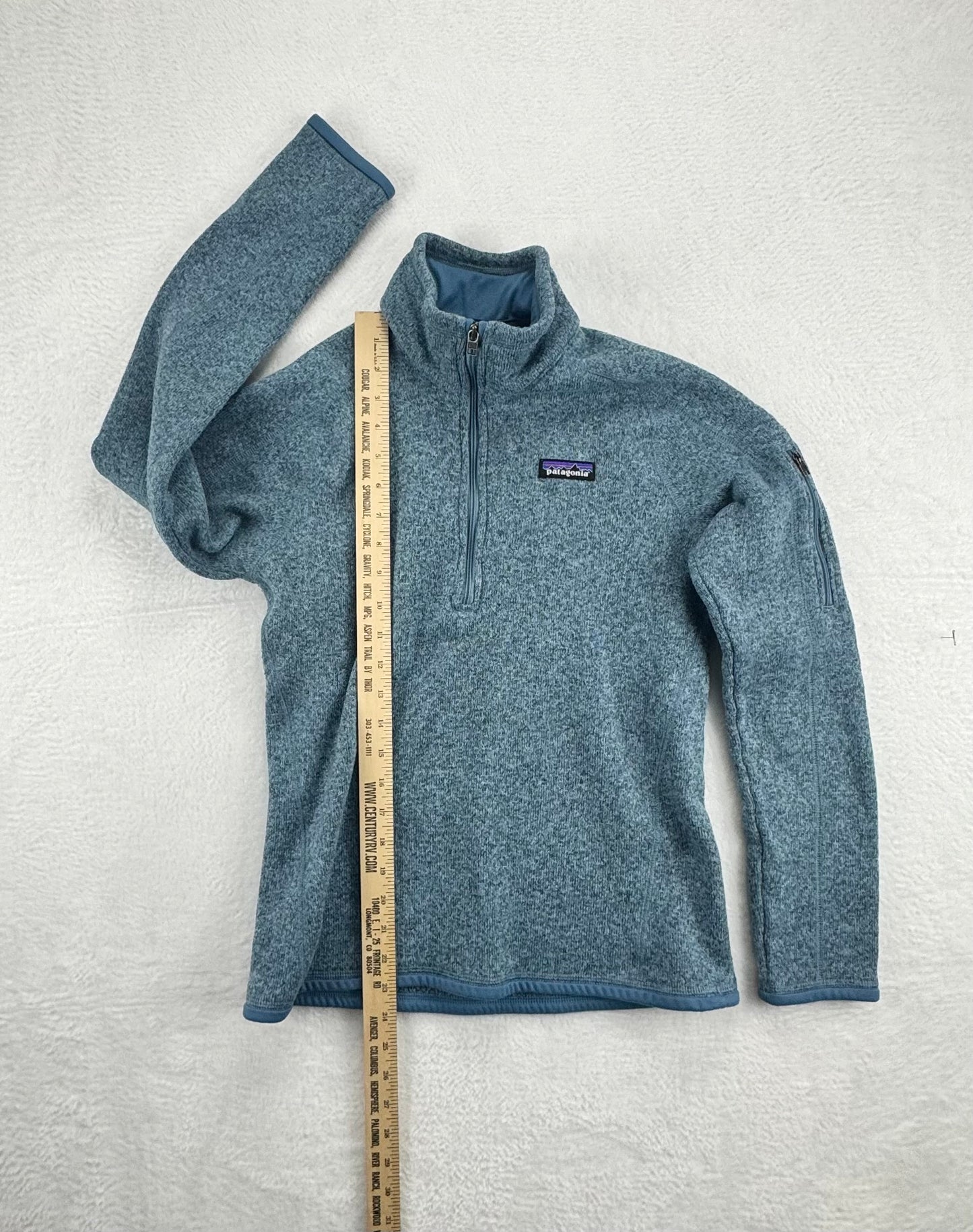 Patagonia Women's Better Sweater® 1/4-Zip Fleece – Blue Heather – Small