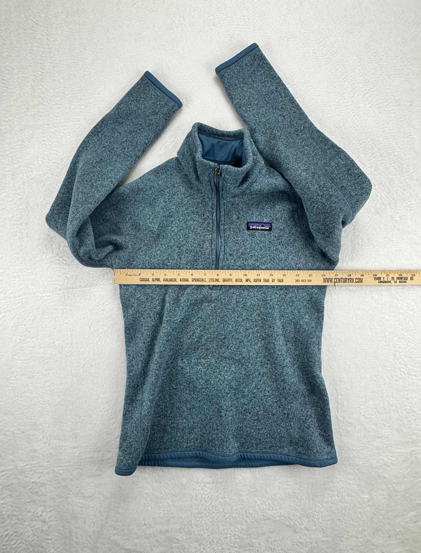 Patagonia Women's Better Sweater® 1/4-Zip Fleece – Blue Heather – Small