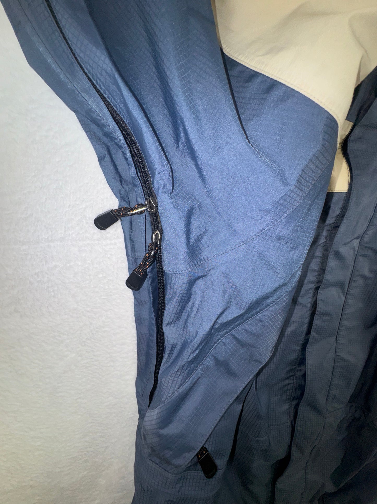 Moonstone Vintage Gore-Tex Hooded Shell Jacket Blue/Tan